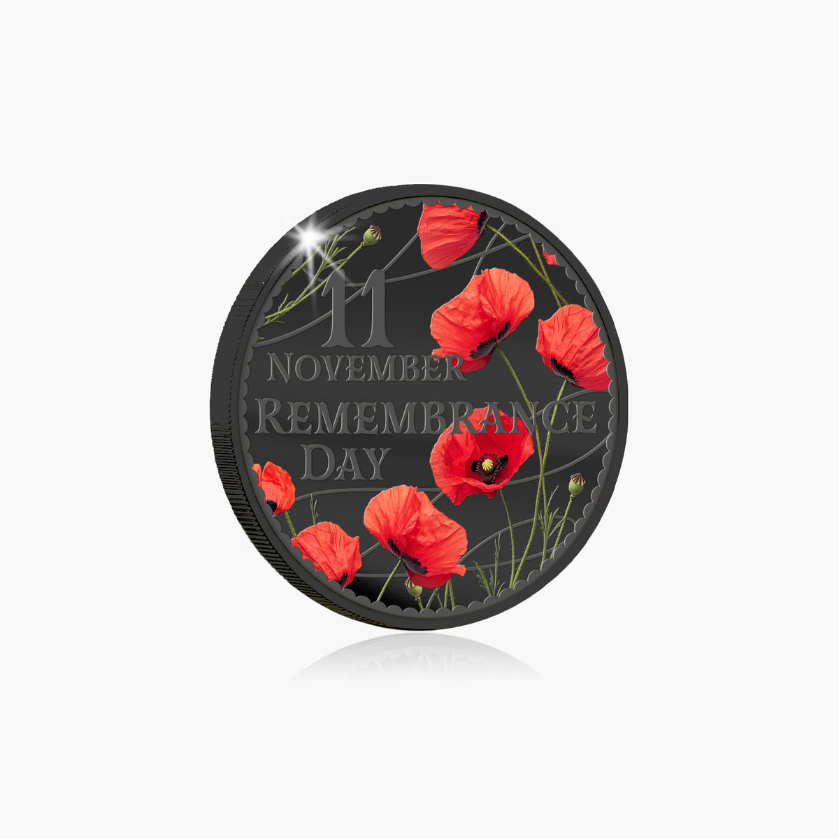 Poppies & Peace Remembrance 50mm Coin Luxe Edition