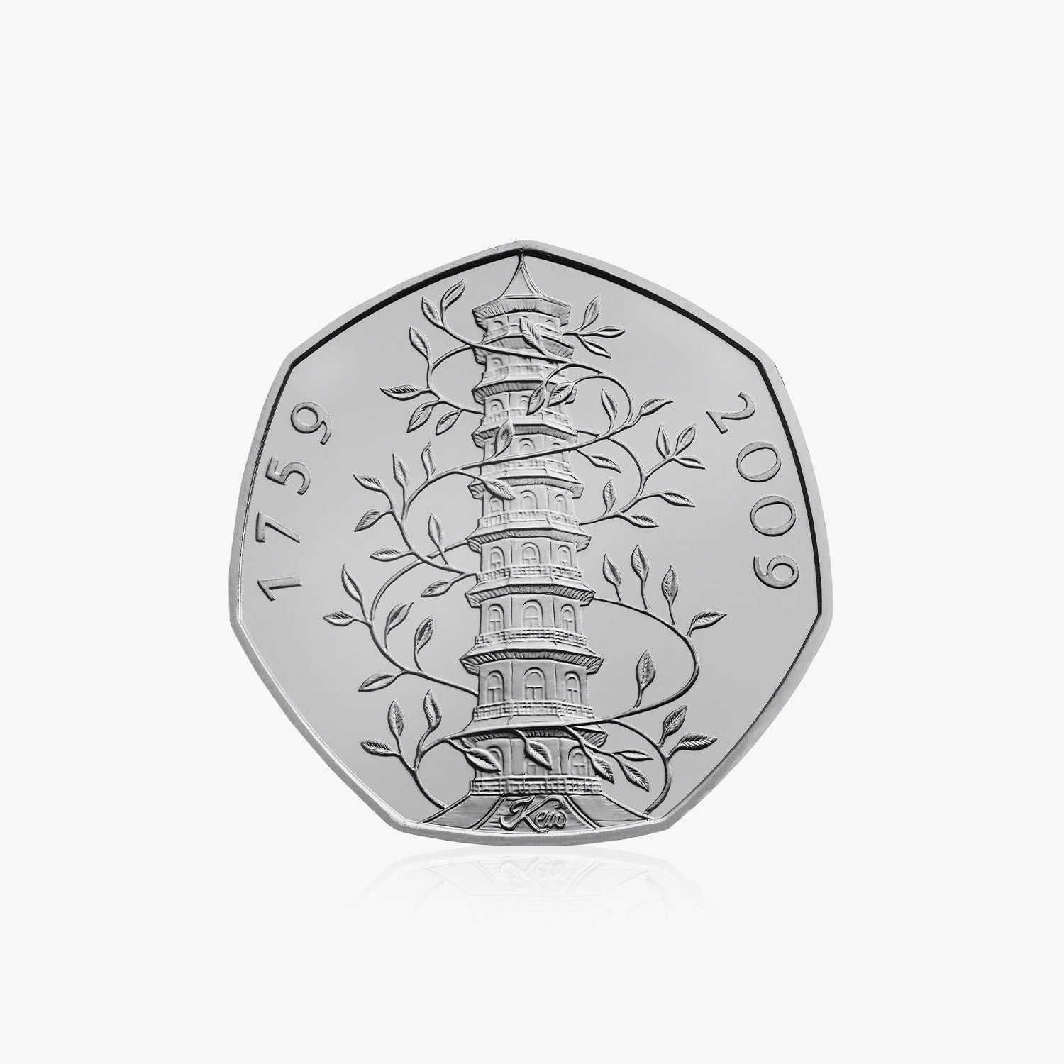 2009 Circulated Kew Gardens 250th Anniversary 50p coin