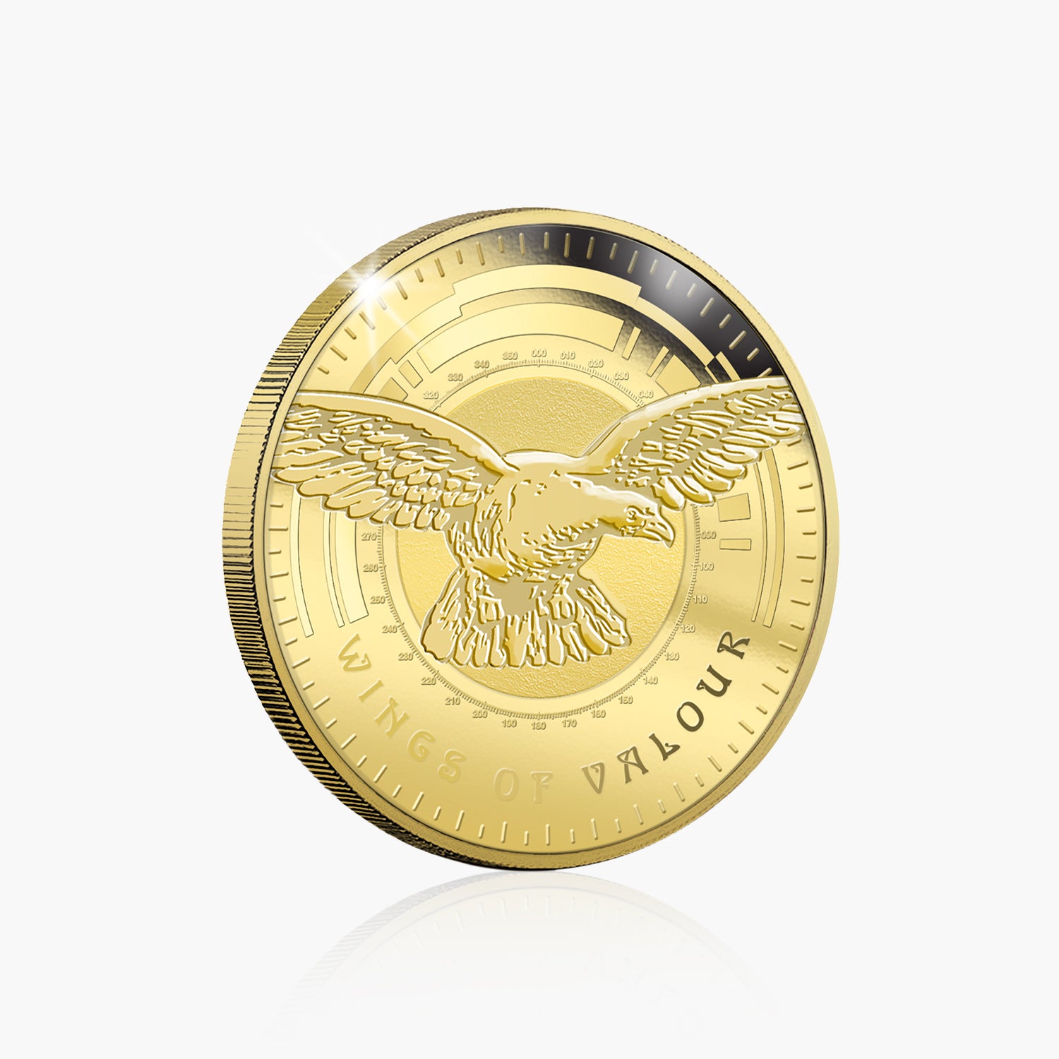 Wings of Valour Lancaster 24 Carat Gold Plated Commemorative