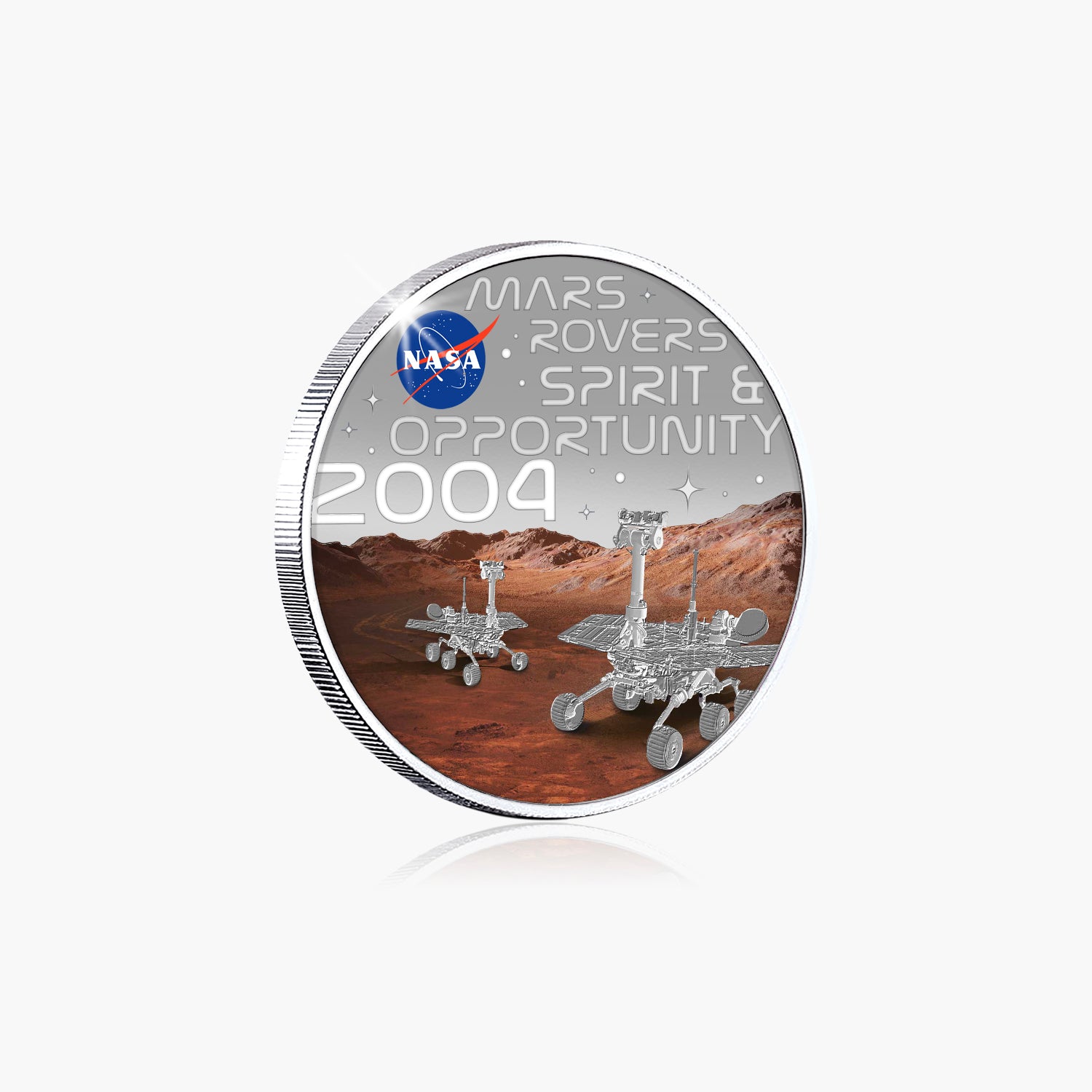 The Official History of NASA 2023 Mars Rovers 50mm Coin