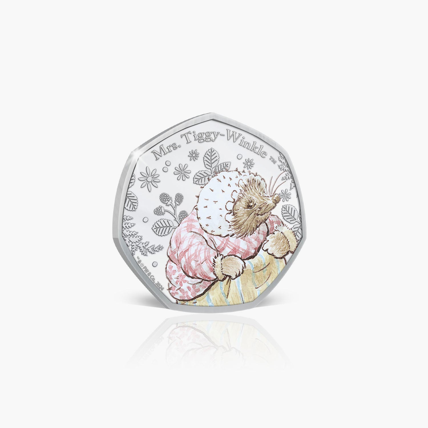 The 2024 World of Peter Rabbit Mrs Tiggy Winkle Coin