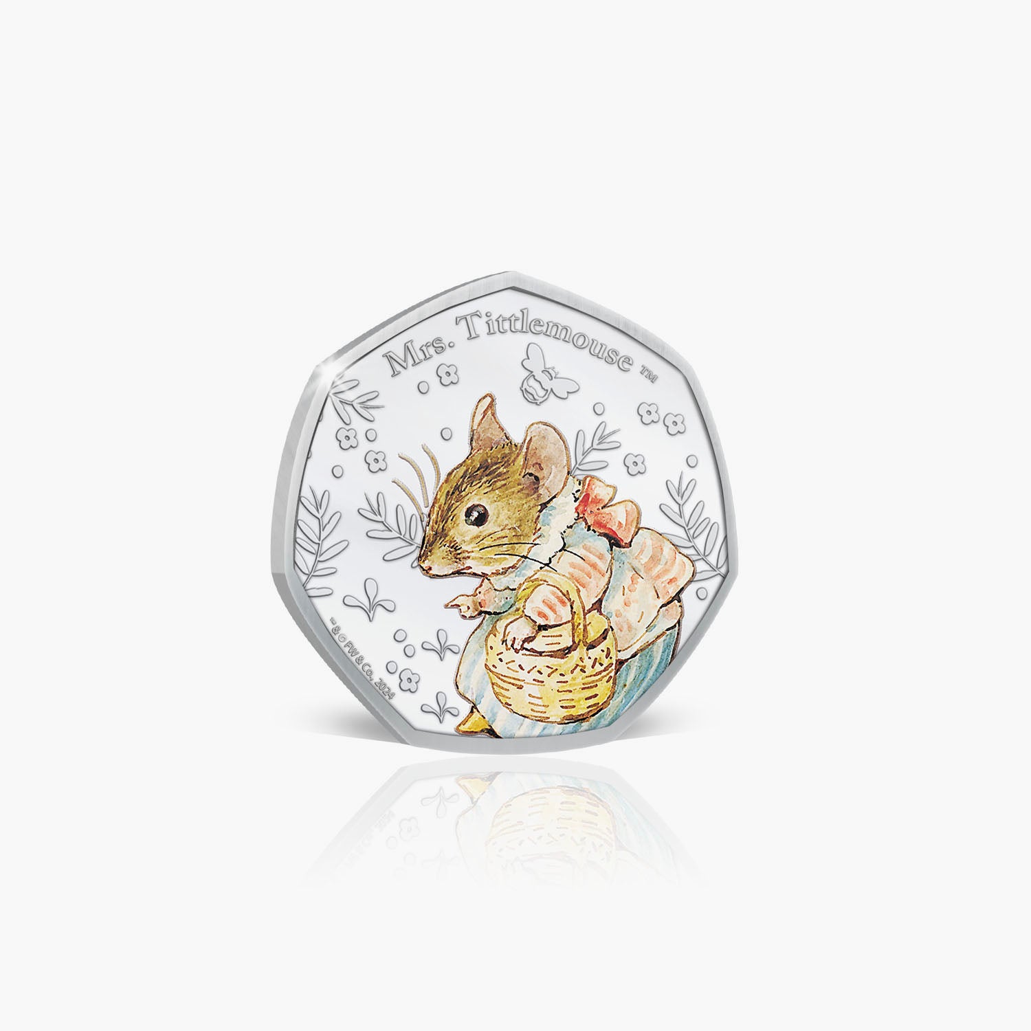 The 2024 World of Peter Rabbit Mrs Tittlemouse Coin