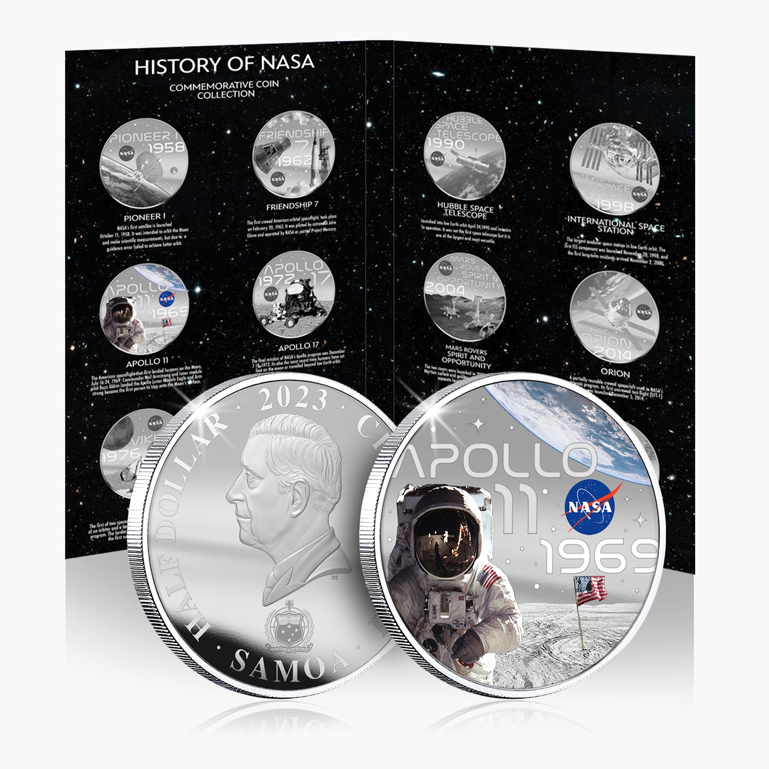 The Official History of NASA 2023 Coin Collection