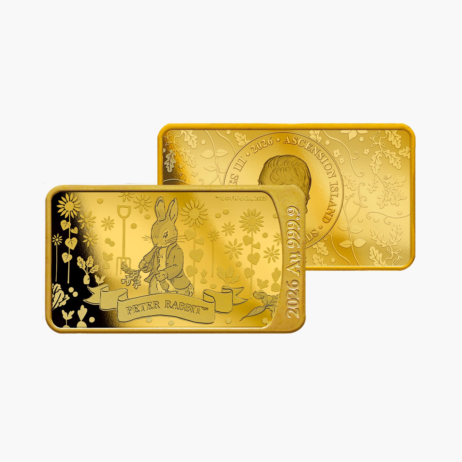 The World of Peter Rabbit 2026 Solid Gold Coin Bar Collection