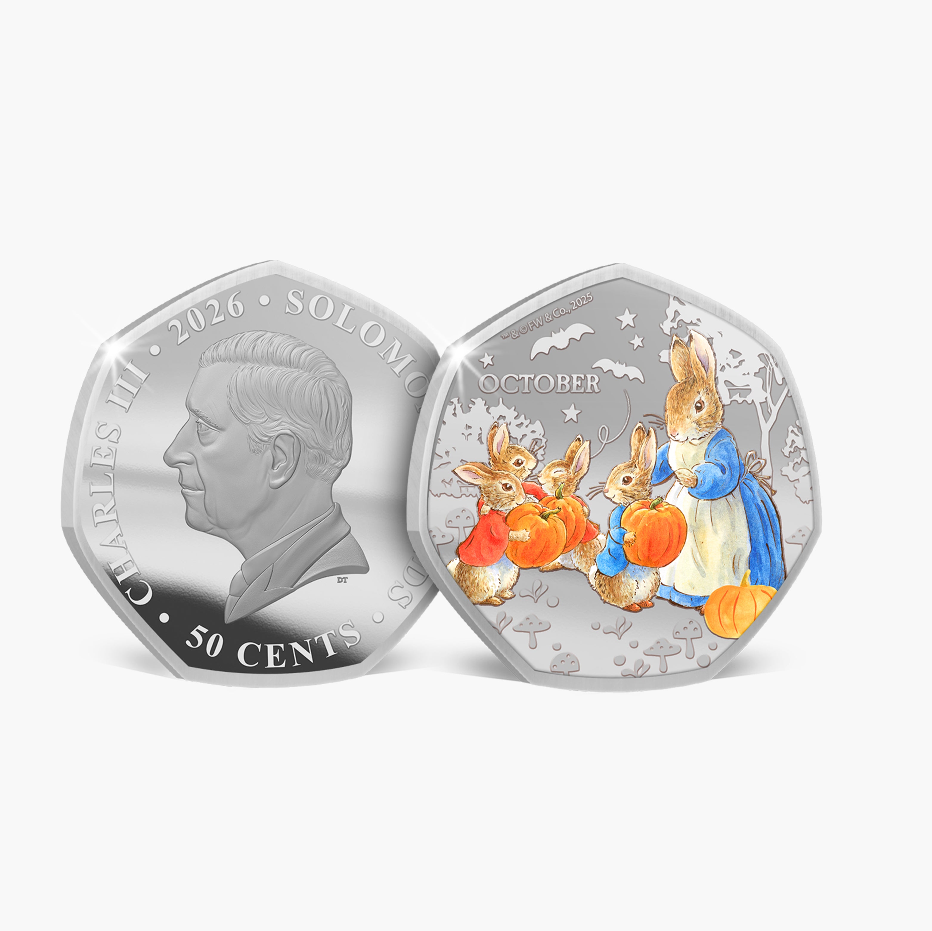 Peter Rabbit Through The Seasons 2026 - October Coin
