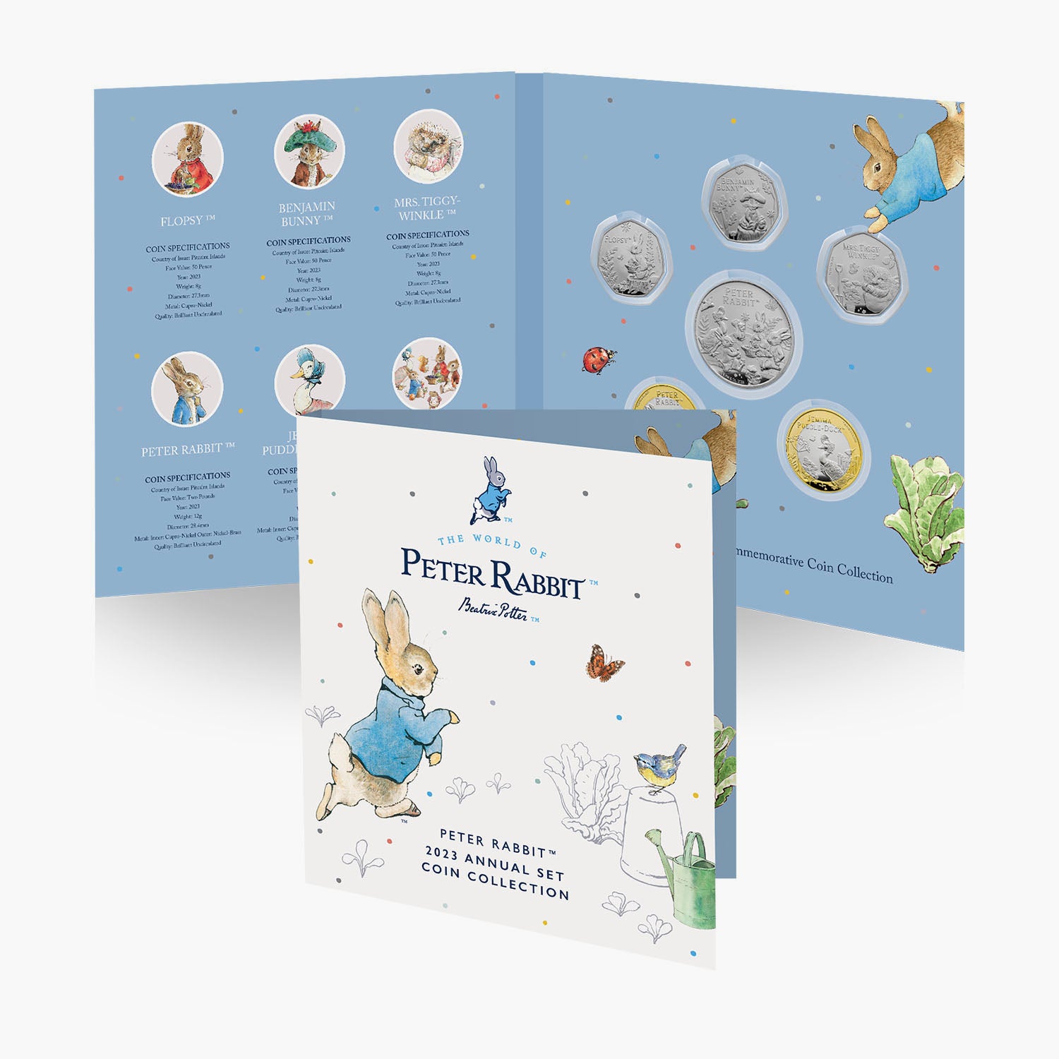 The World of Peter Rabbit 2023 BU Coin Collection