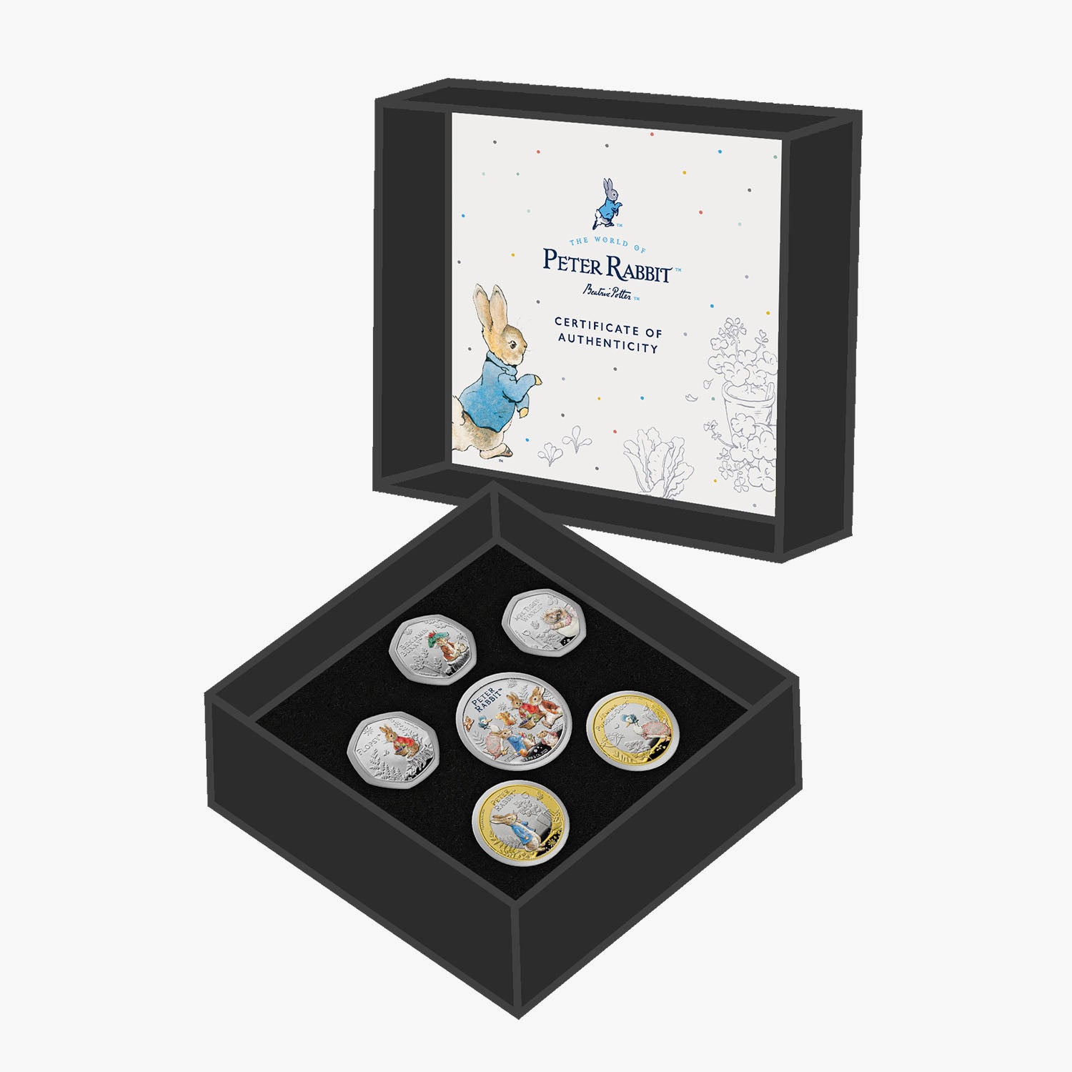 The World of Peter Rabbit 2023 Colour Coin Collection