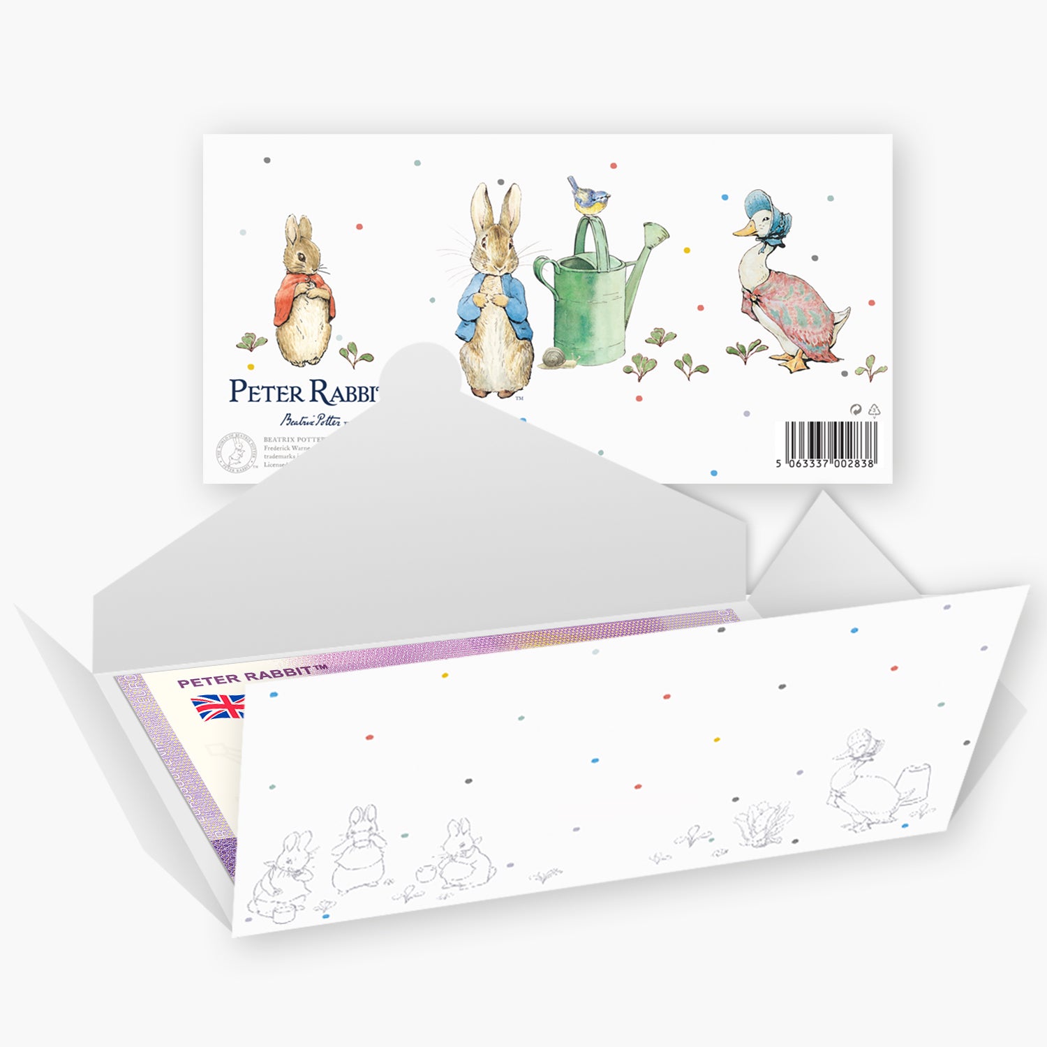 Juego de billetes de £0 El mundo de Peter Rabbit