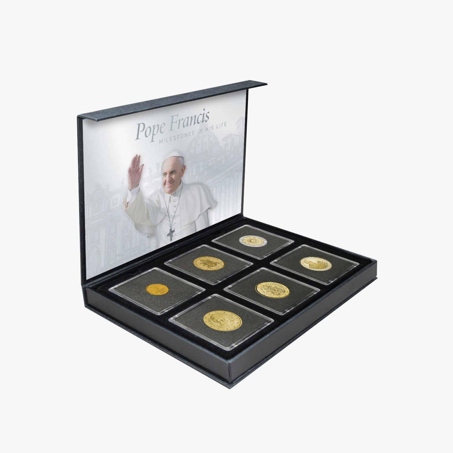 Pope Francis Milestones in His Life Coin Collection