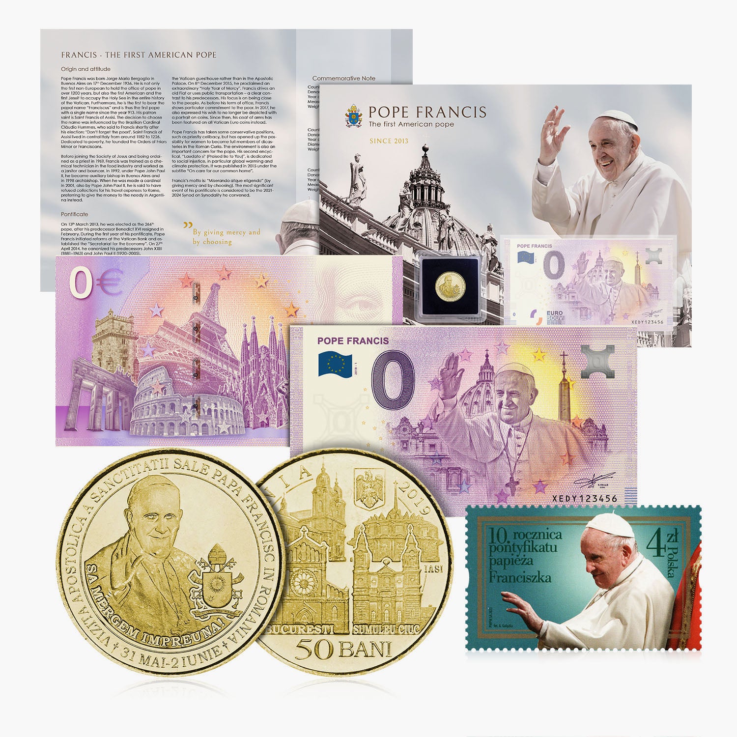 Pope Francis - The First American Pope Memorial Set