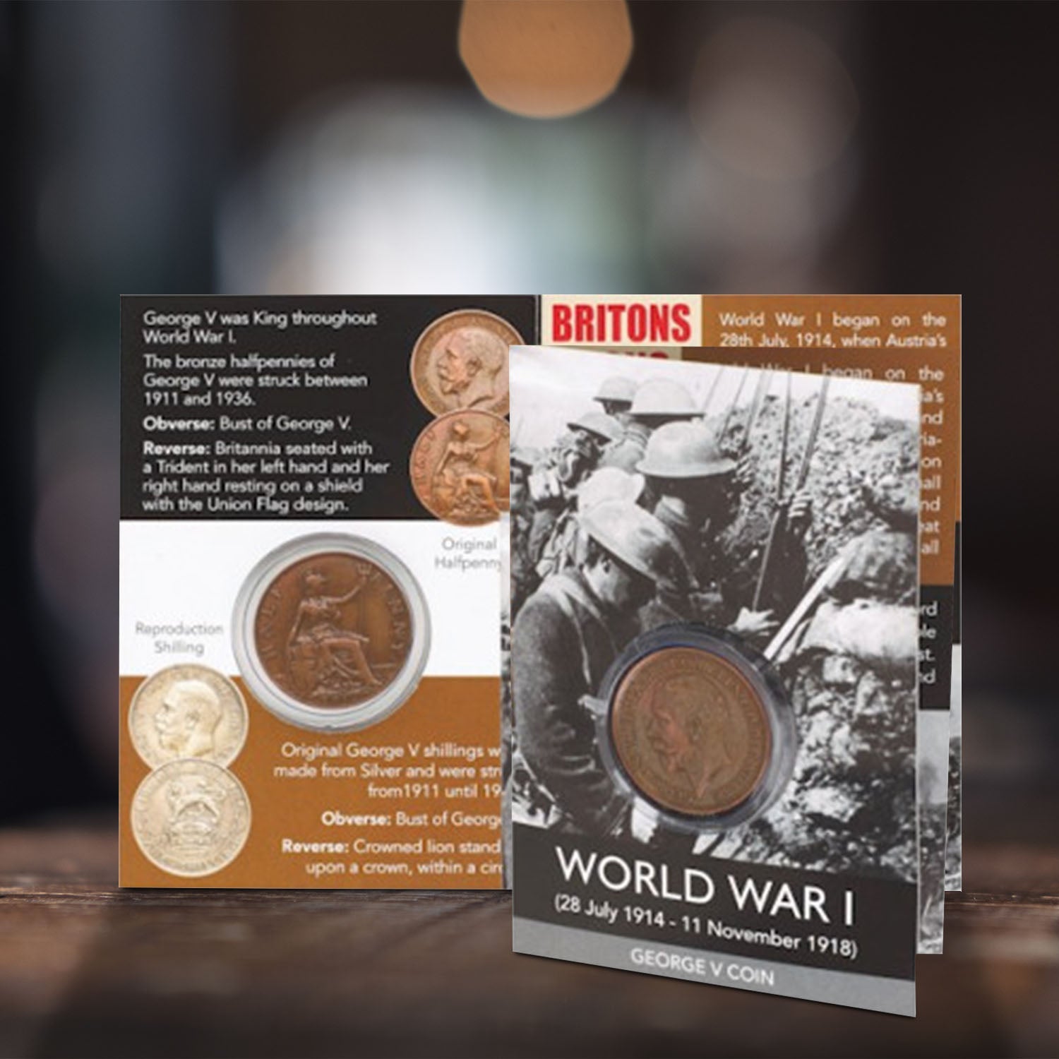 World War I George V Half Penny Coin
