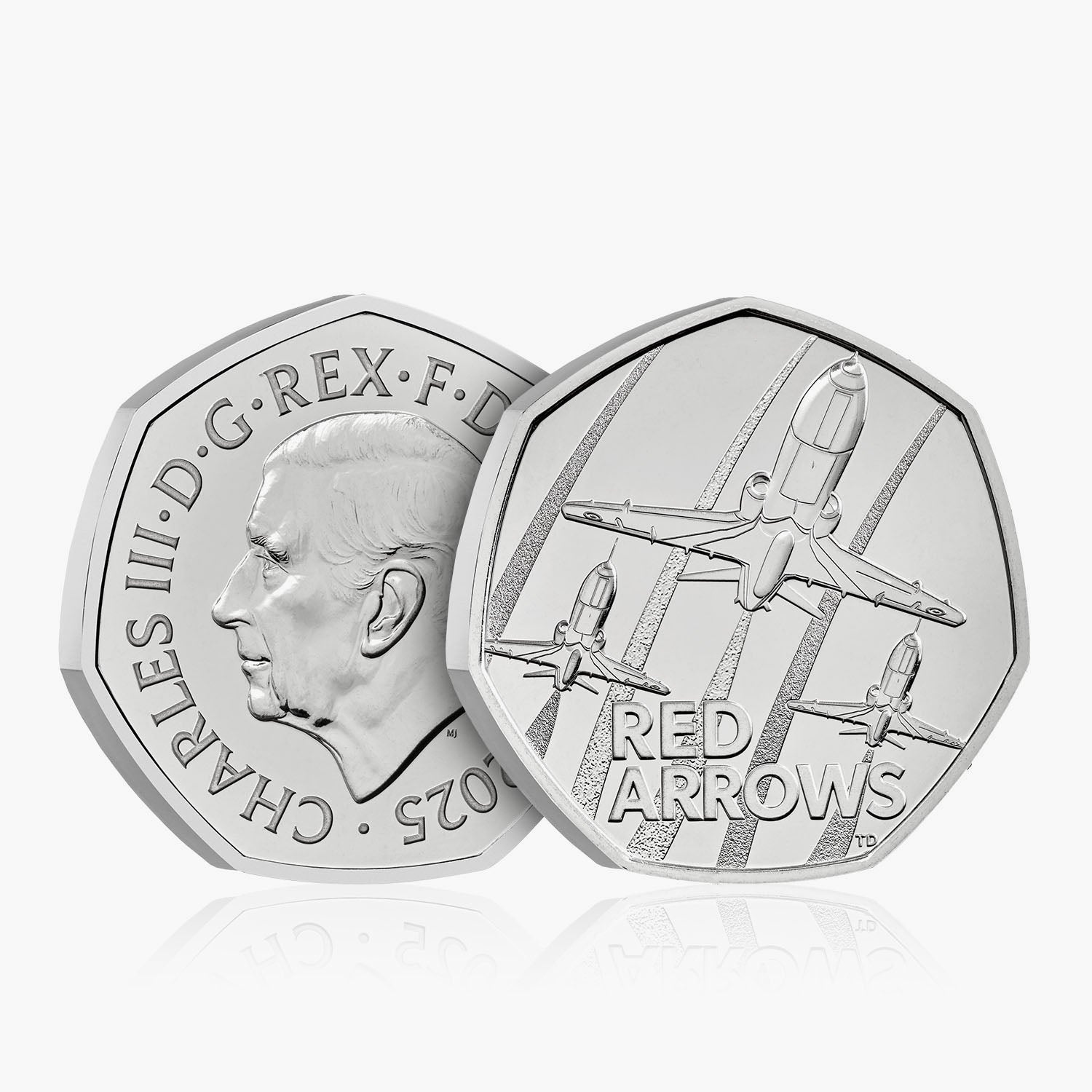 2025 Red Arrows UK 50p Coin