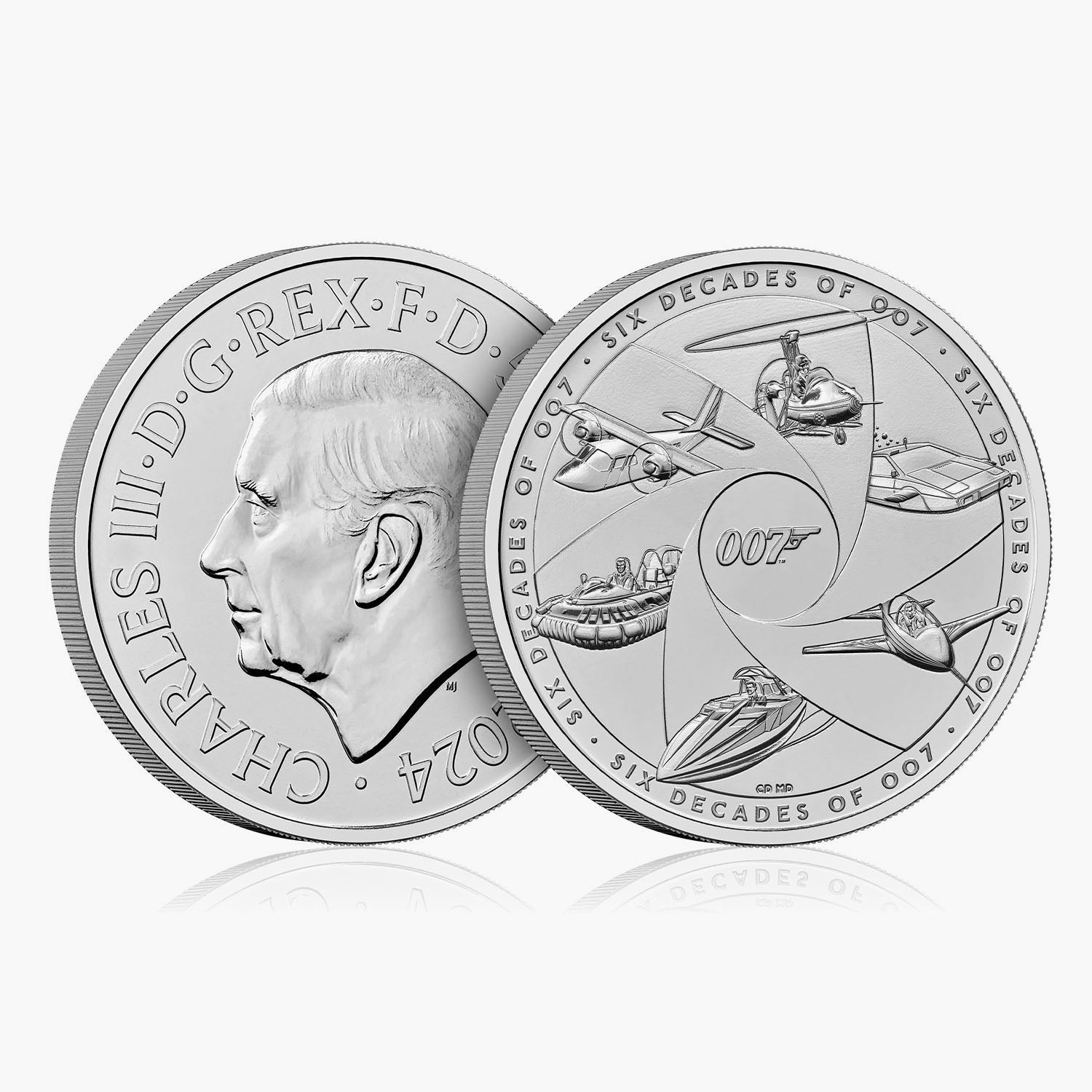 Six Decades of James Bond 007 2024 UK £5 BU Coin