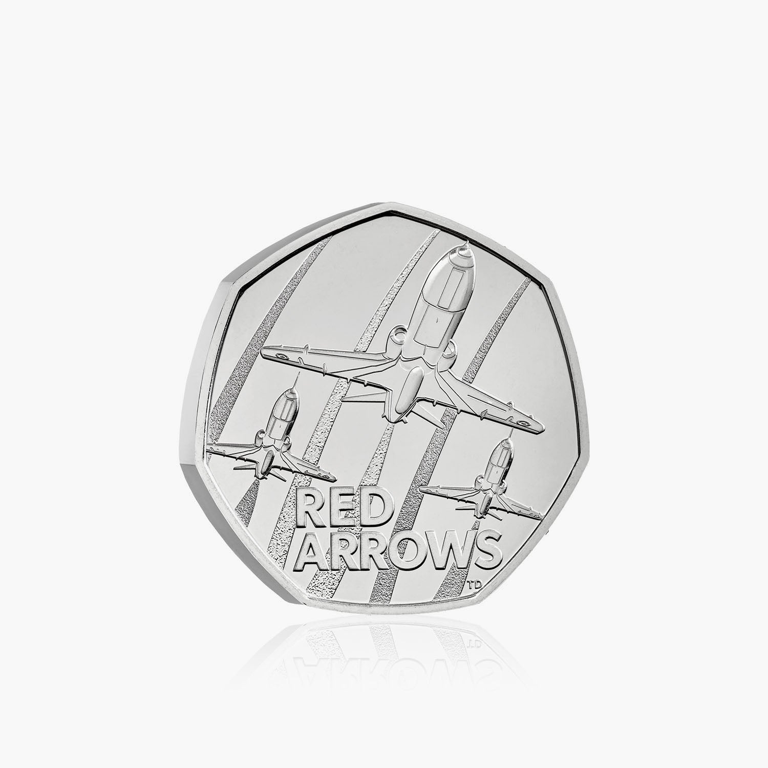 2025 Red Arrows UK 50p Coin