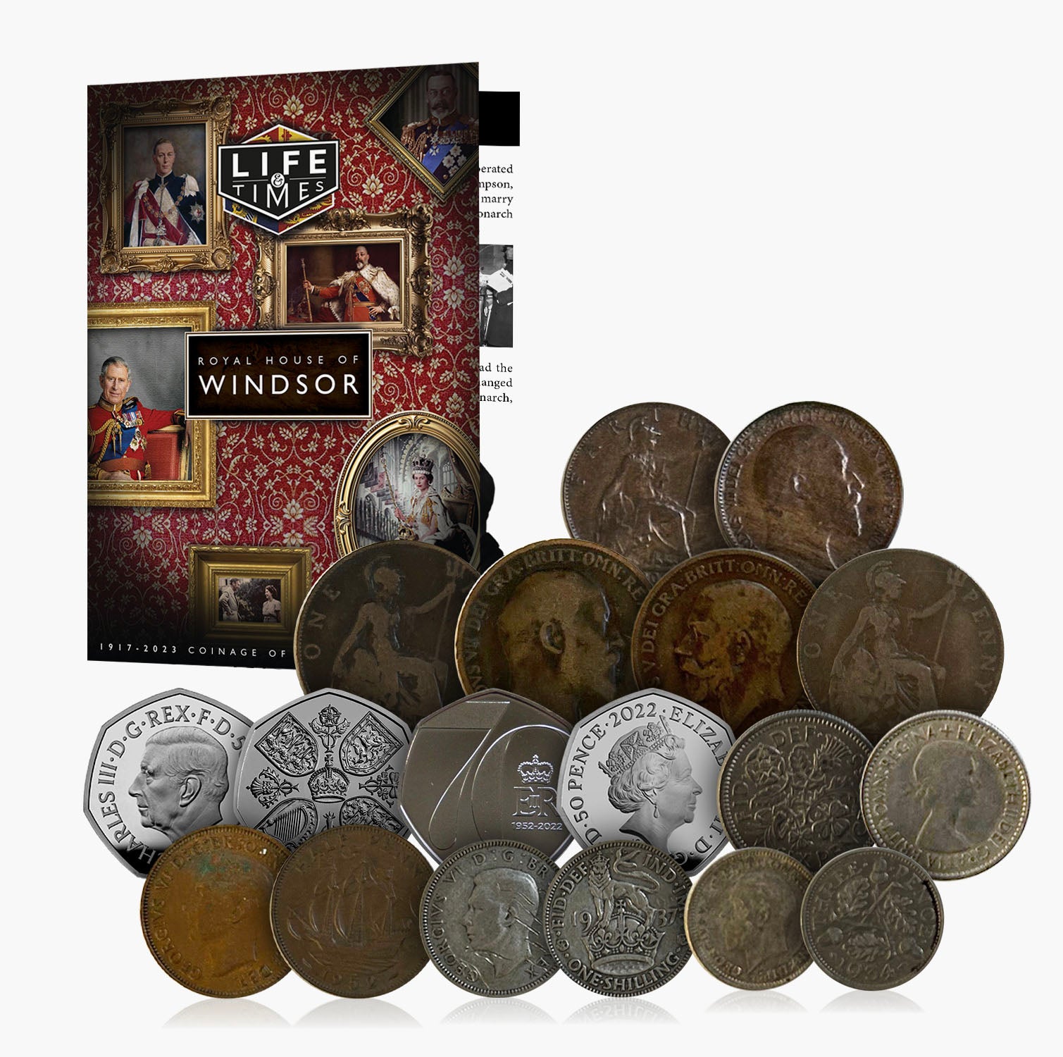 The Royal House of Windsor 1917 - 2023 British Coin Set