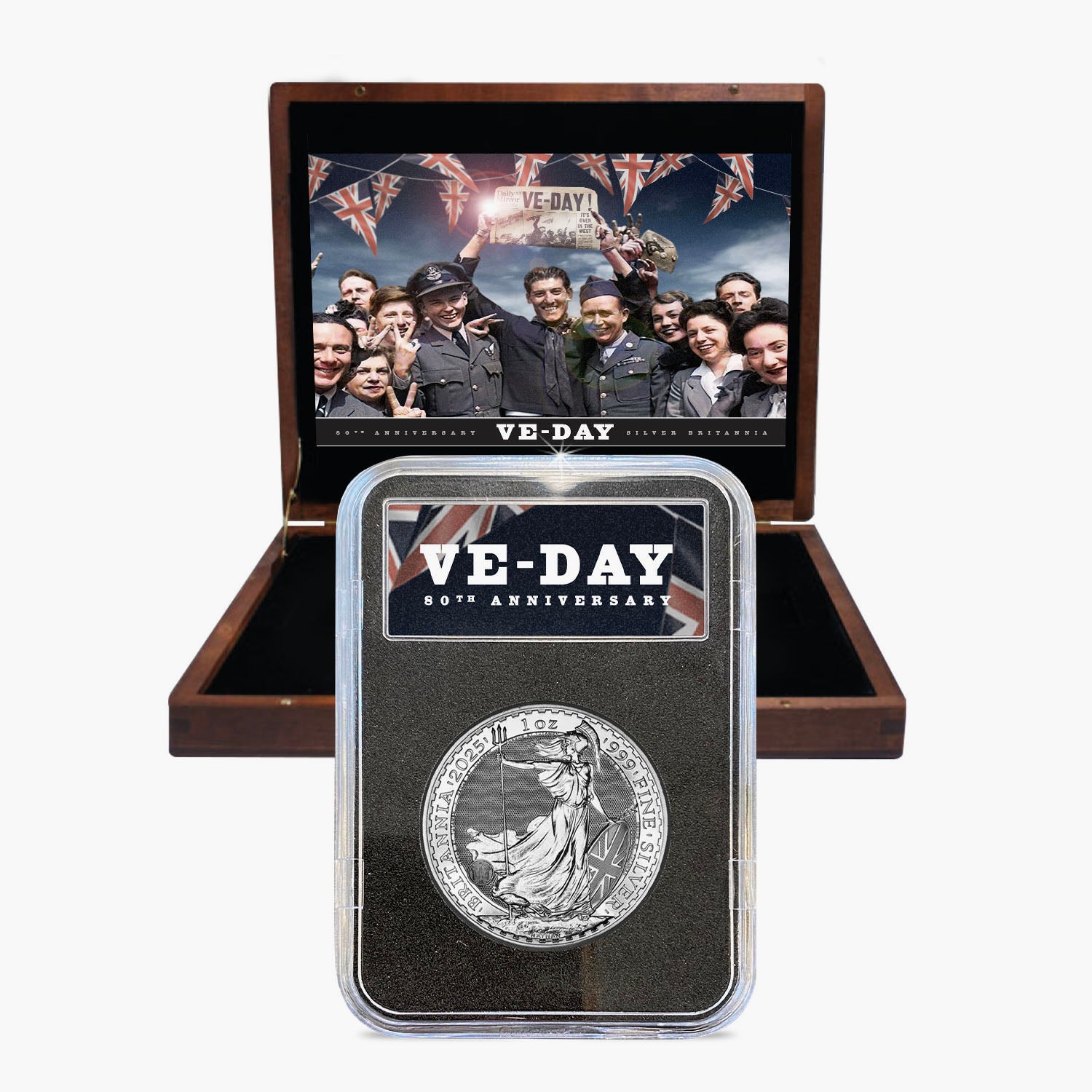 VE Day 80th Anniversary 2025 Silver Britannia Edition