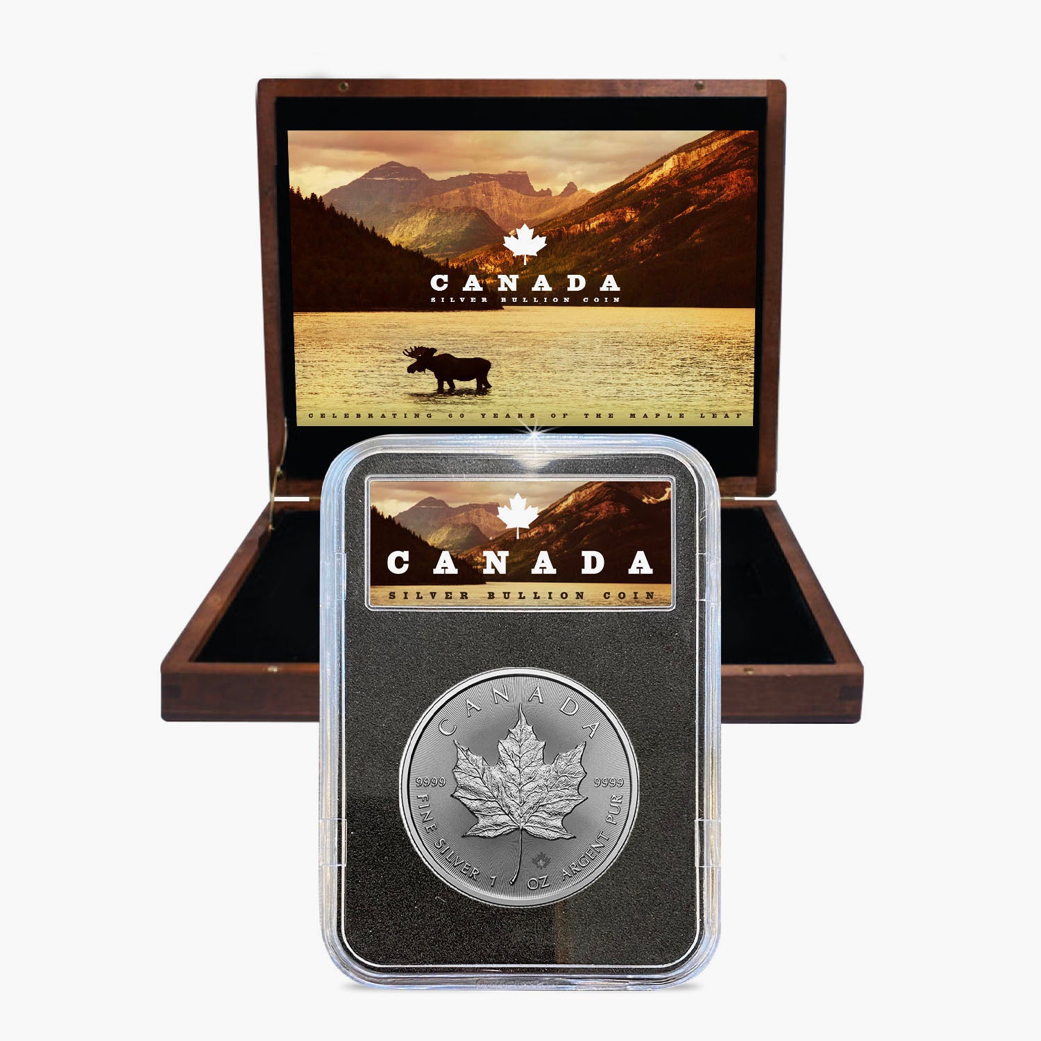 60 Years of the Maple Leaf 2025 1oz Solid Silver Canadian Coin