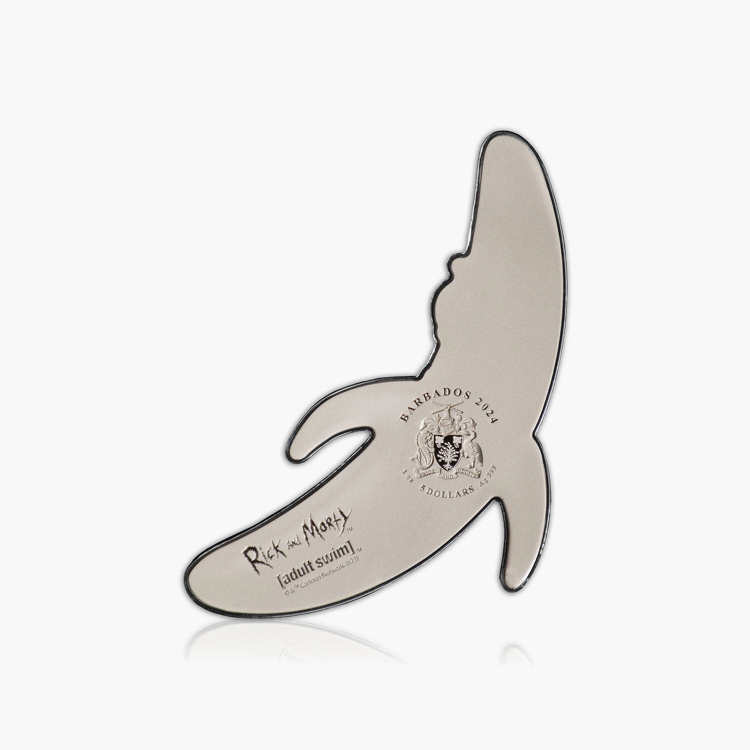 Rick and Morty - Banana Rick Solid Silver 1oz coin