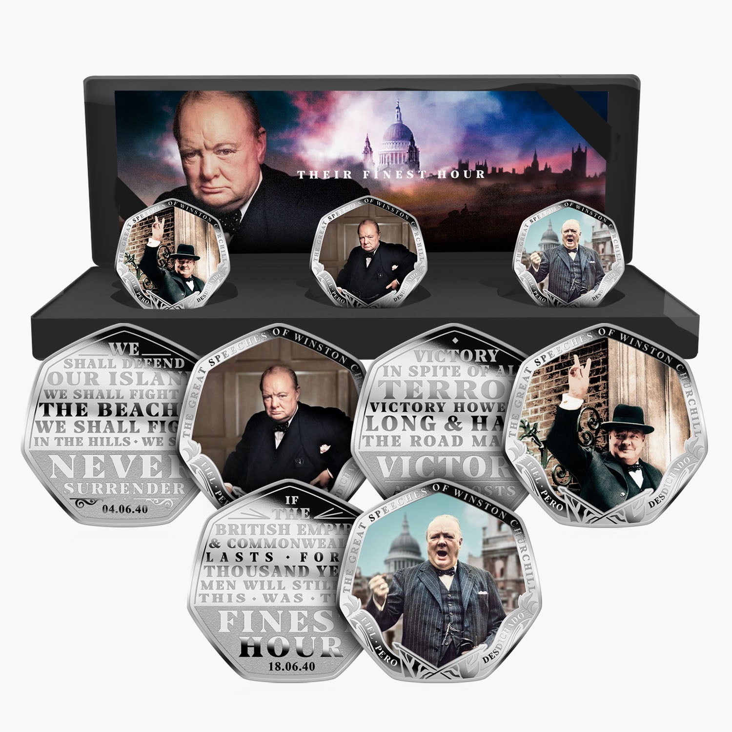 The Great Speeches of Winston Churchill First Edition Box Set