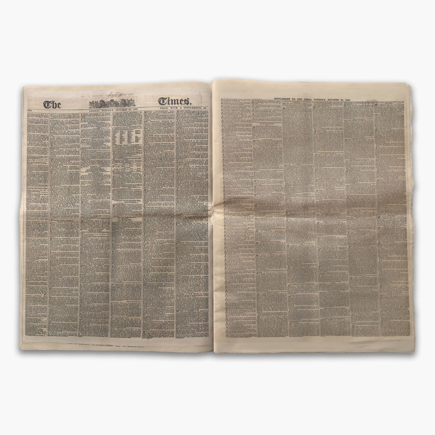 Original Victorian Newspaper