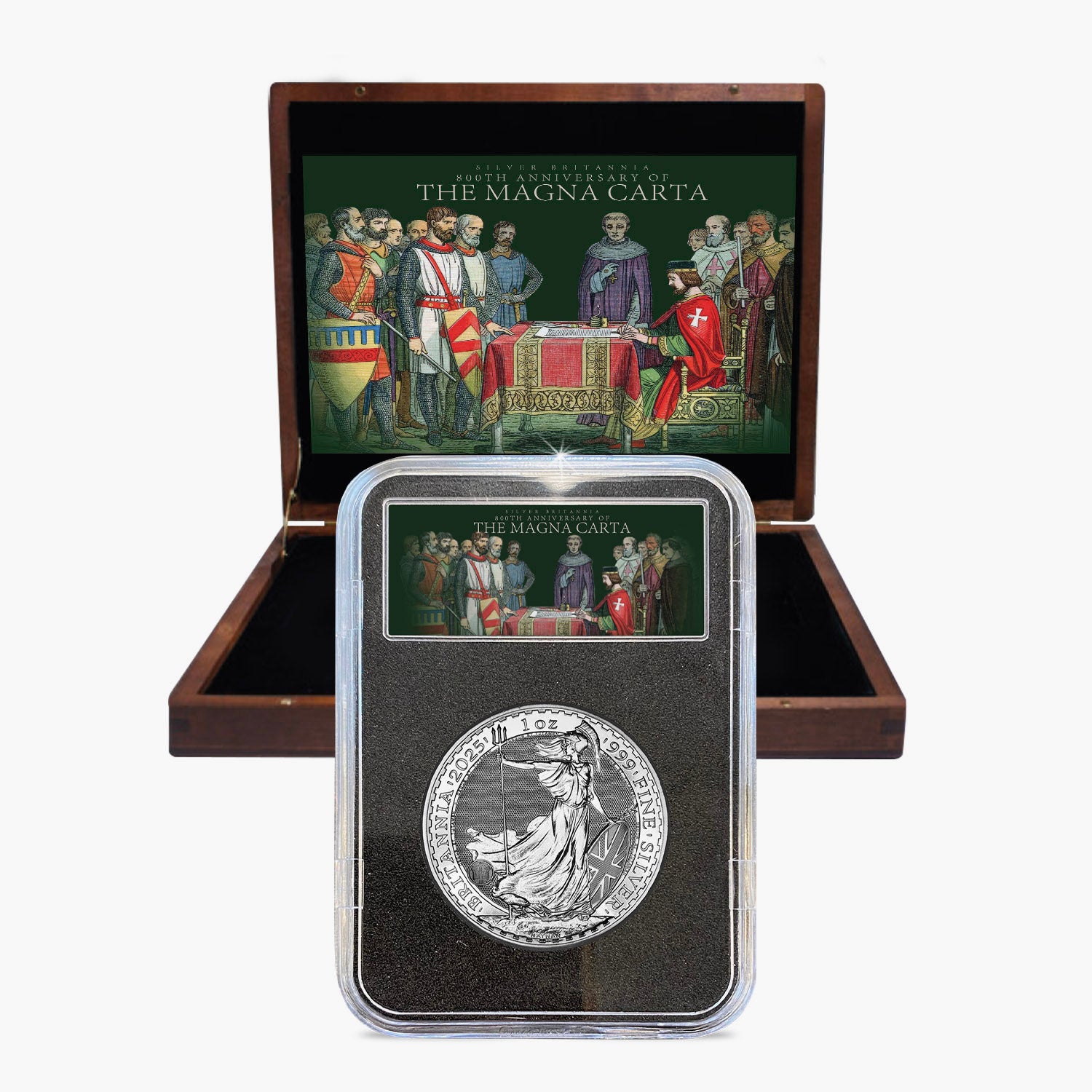 Magna Carta 810th Anniversary 2025 Solid Silver Britannia Edition