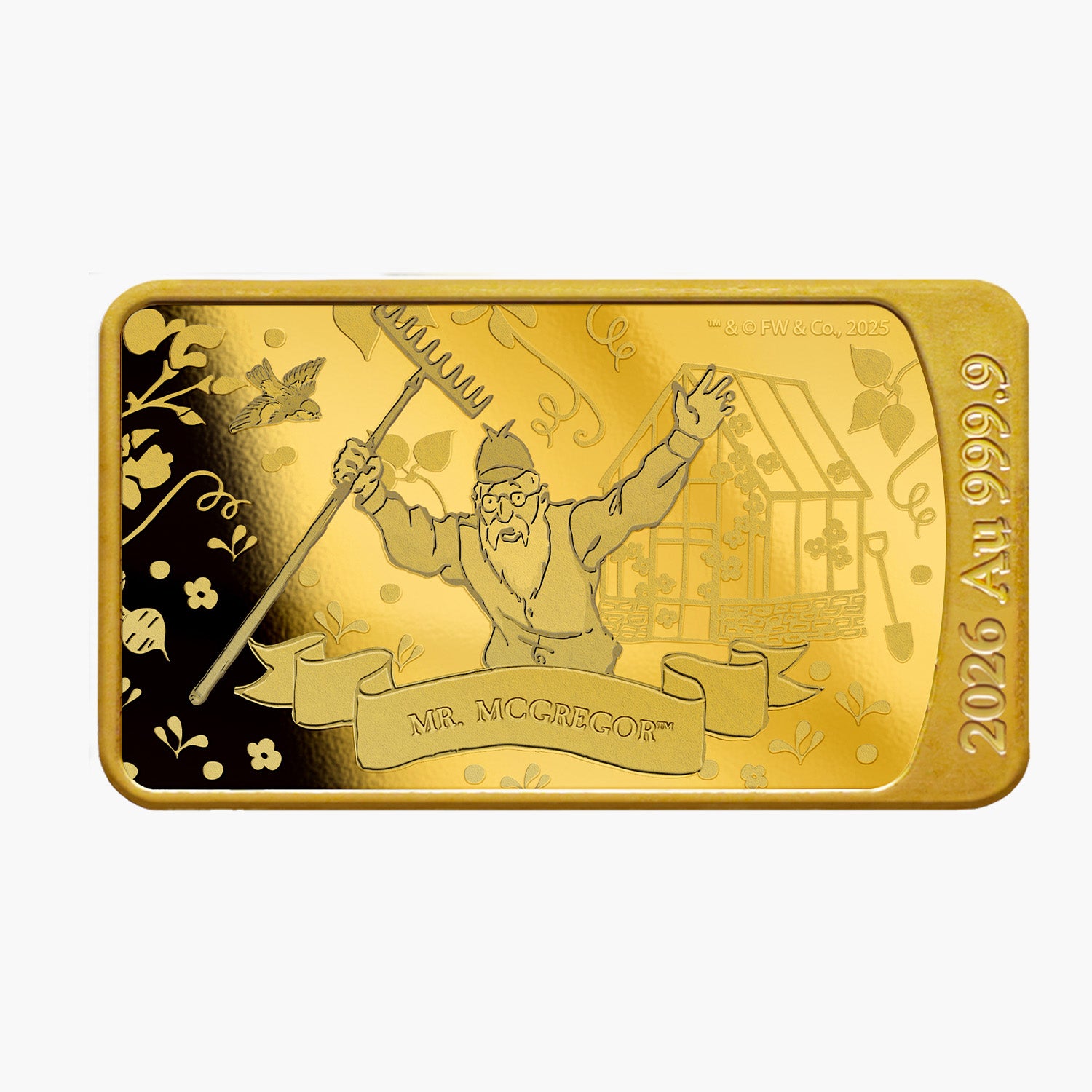 The World of Peter Rabbit Mr McGregor 999.9 Solid Gold Coin Bar 2026