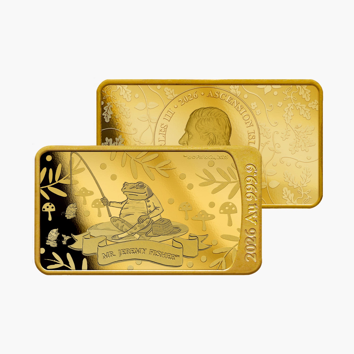 The World of Peter Rabbit Jeremy Fisher 999.9 Solid Gold Coin Bar 2026
