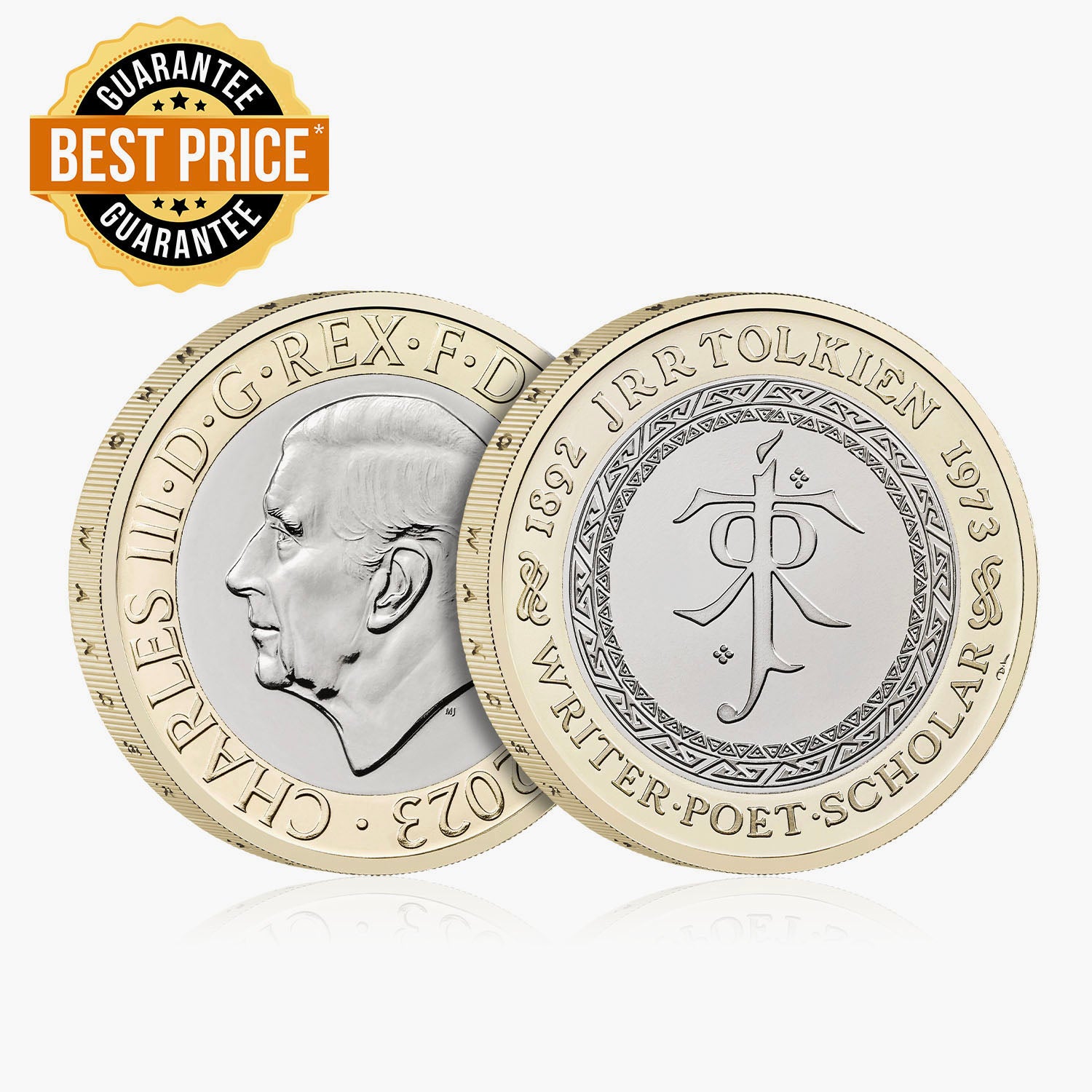 Celebrating the Life and Work of JRR Tolkien 2023 £2 Brilliant Uncirculated Coin