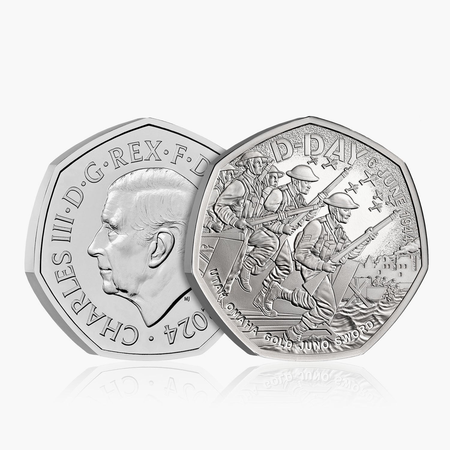 D-Day 80th Anniversary 2024 50p UK Coin