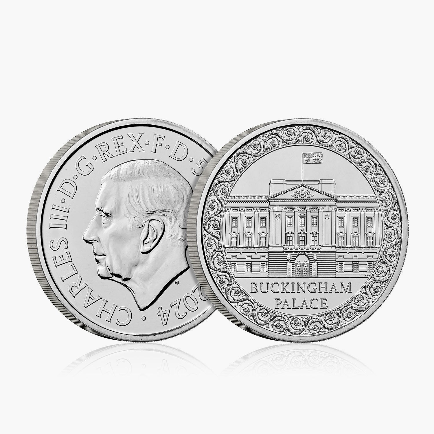 Moneda brillante sin circular de £ 5 del Palacio de Buckingham 2024