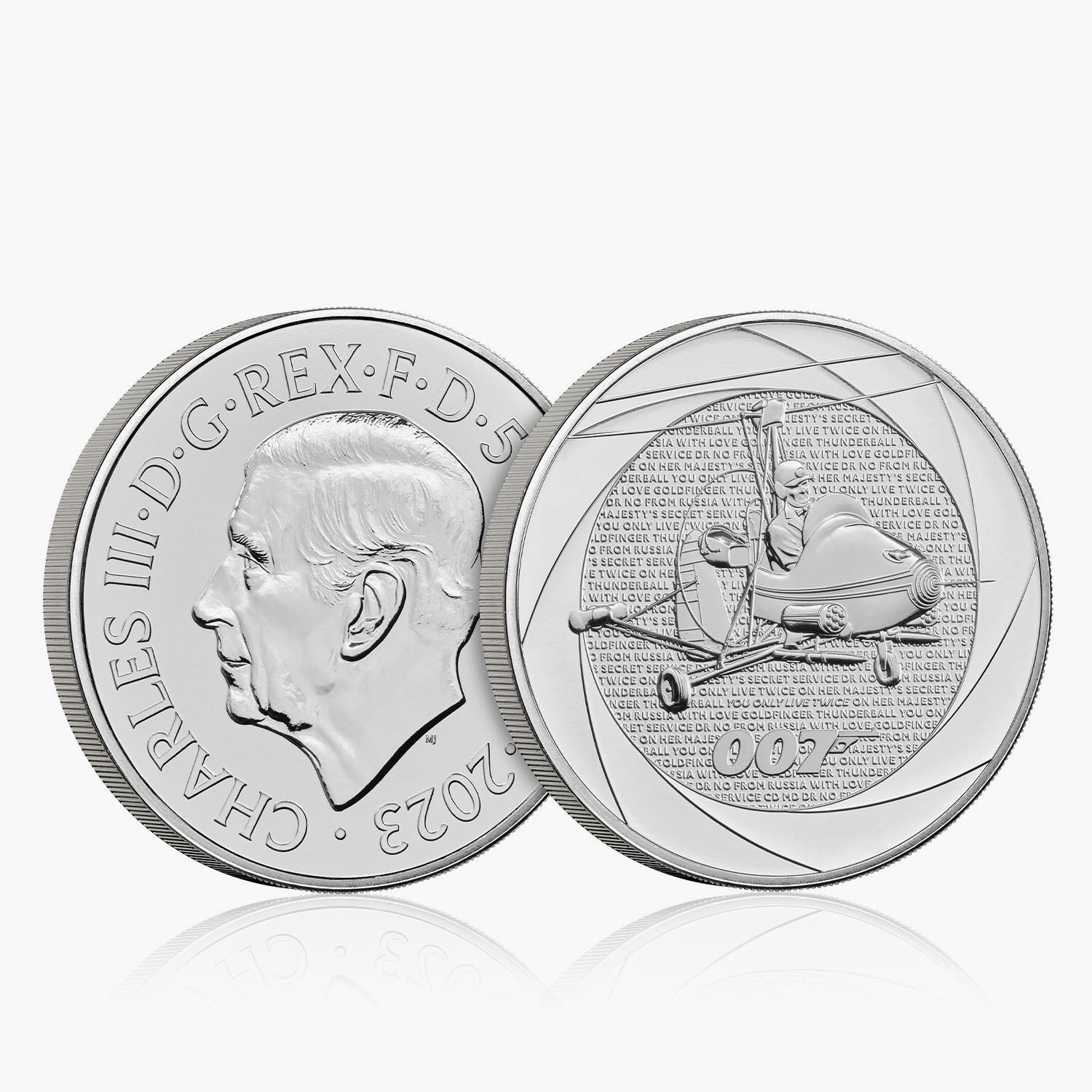 James Bond 007 « On ne vit que deux fois » 2023 Pièce de 5 £
