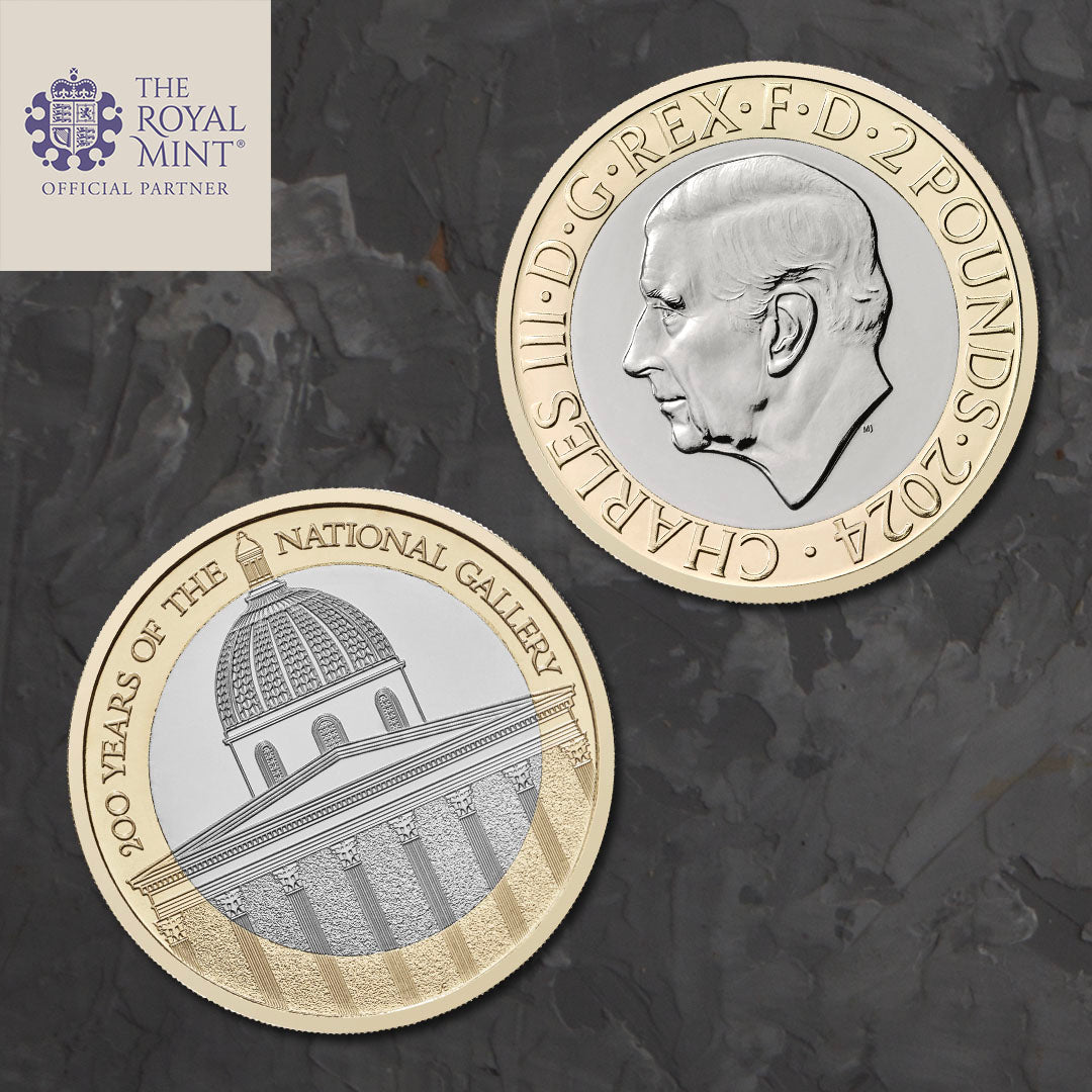 200 Years of The National Gallery UK £2 Brilliant Uncirculated coin