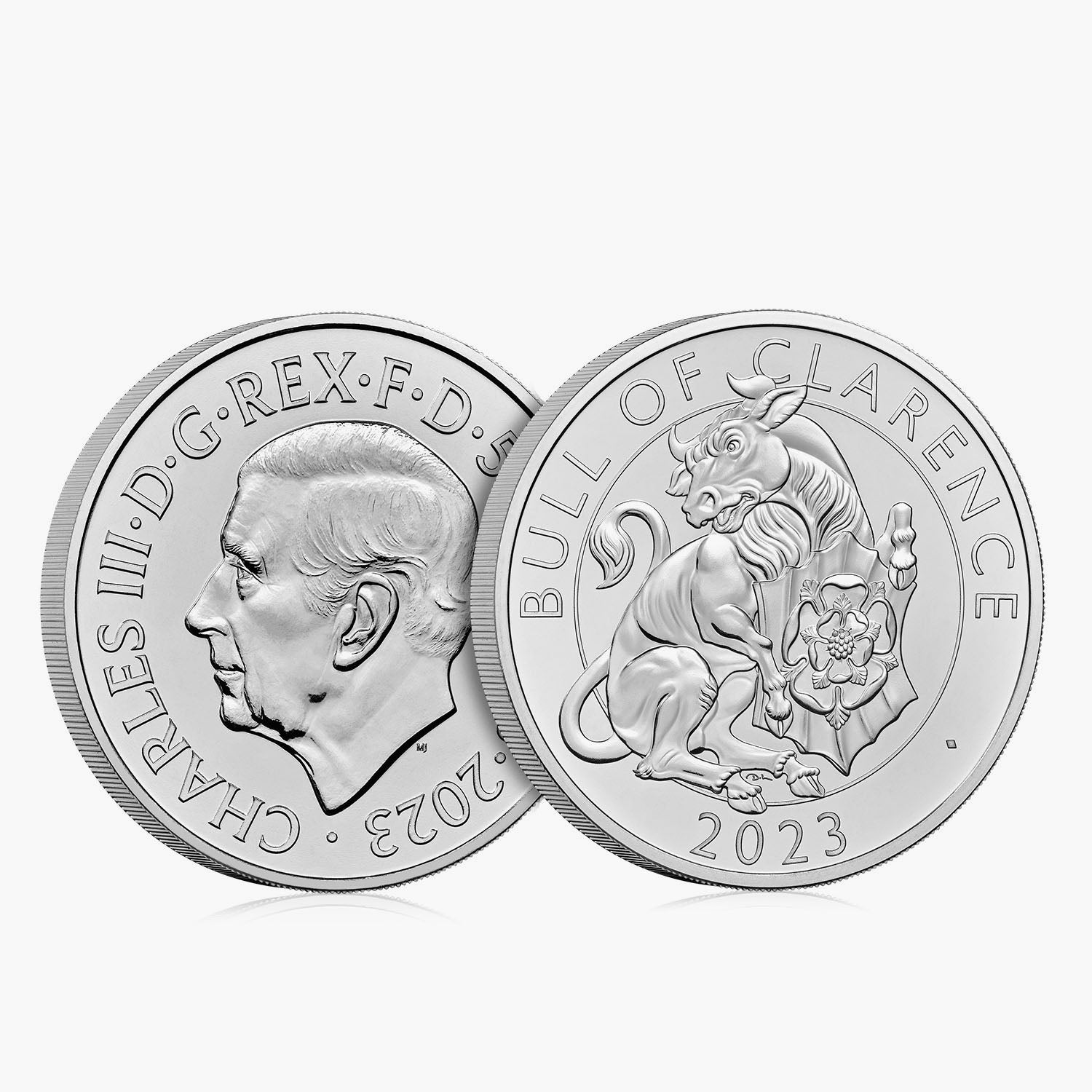 The Royal Tudor Beasts The Bull of Clarence 2023 £5 Brilliant Uncirculated Coin