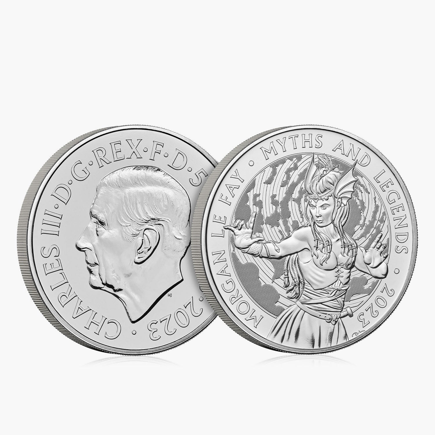 Myths and Legends Morgan Le Fay 2023 £5 Brilliant Uncirculated Coin