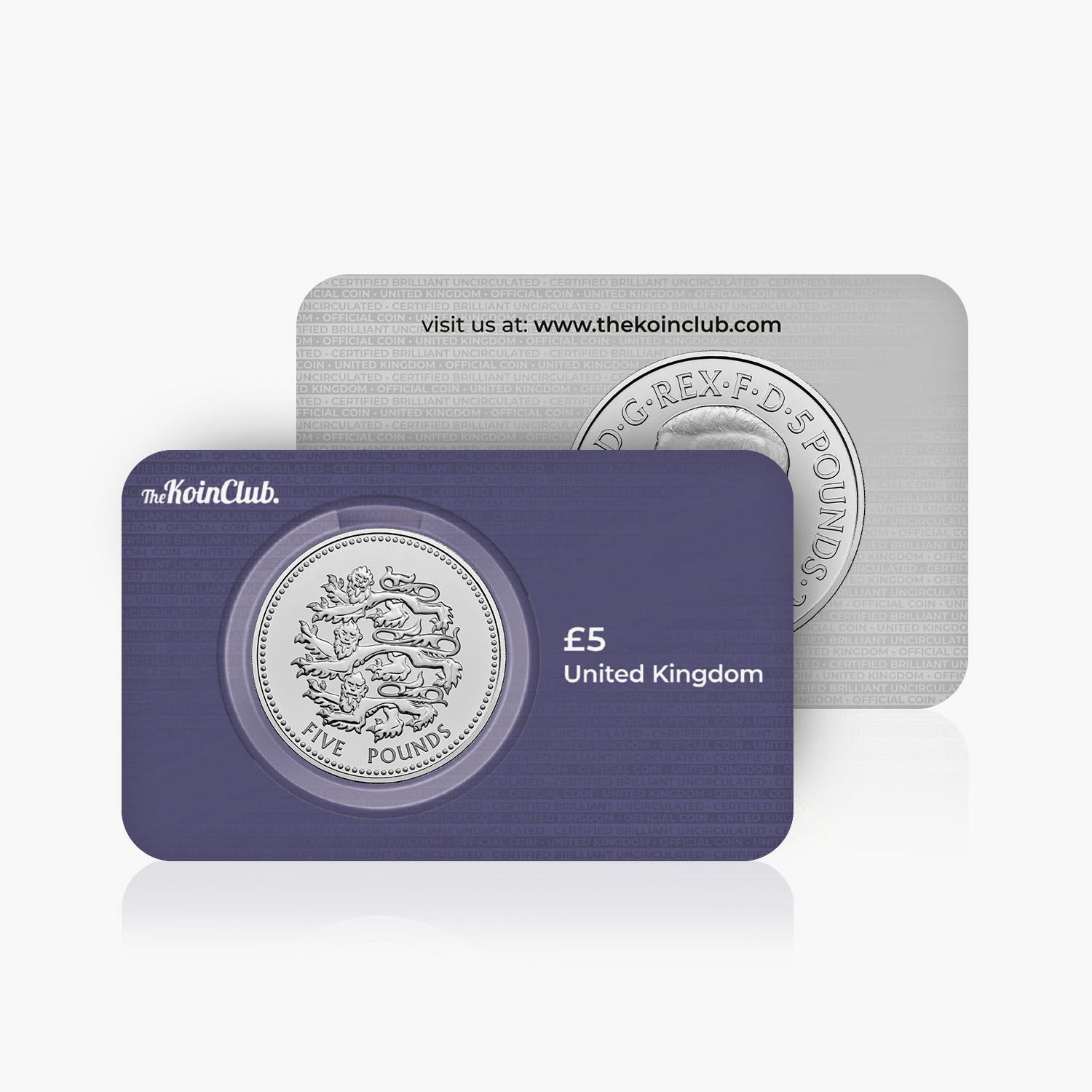 Copa Mundial Femenina - Orgullo de Inglaterra 2023 Moneda brillante de 5 £ sin circular