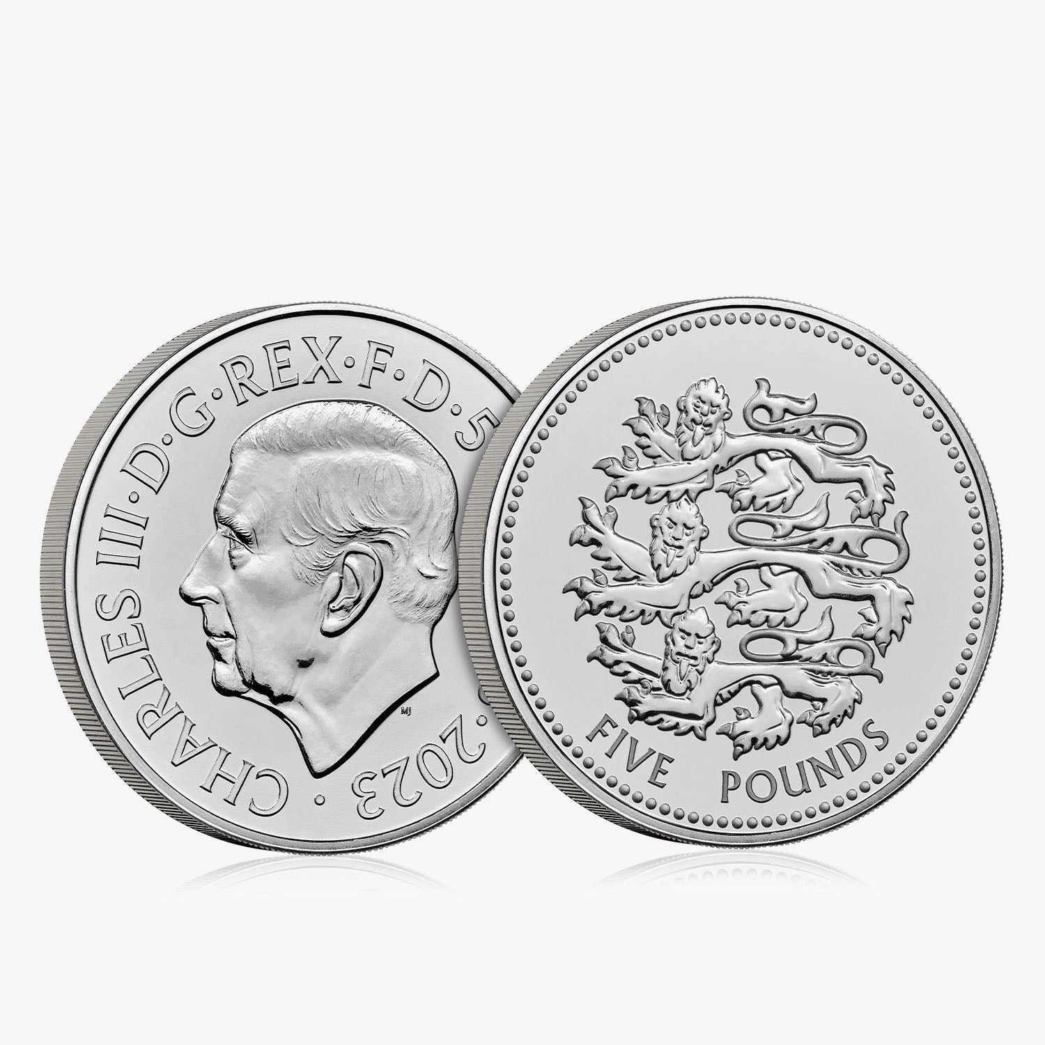 Copa Mundial Femenina - Orgullo de Inglaterra 2023 Moneda brillante de 5 £ sin circular