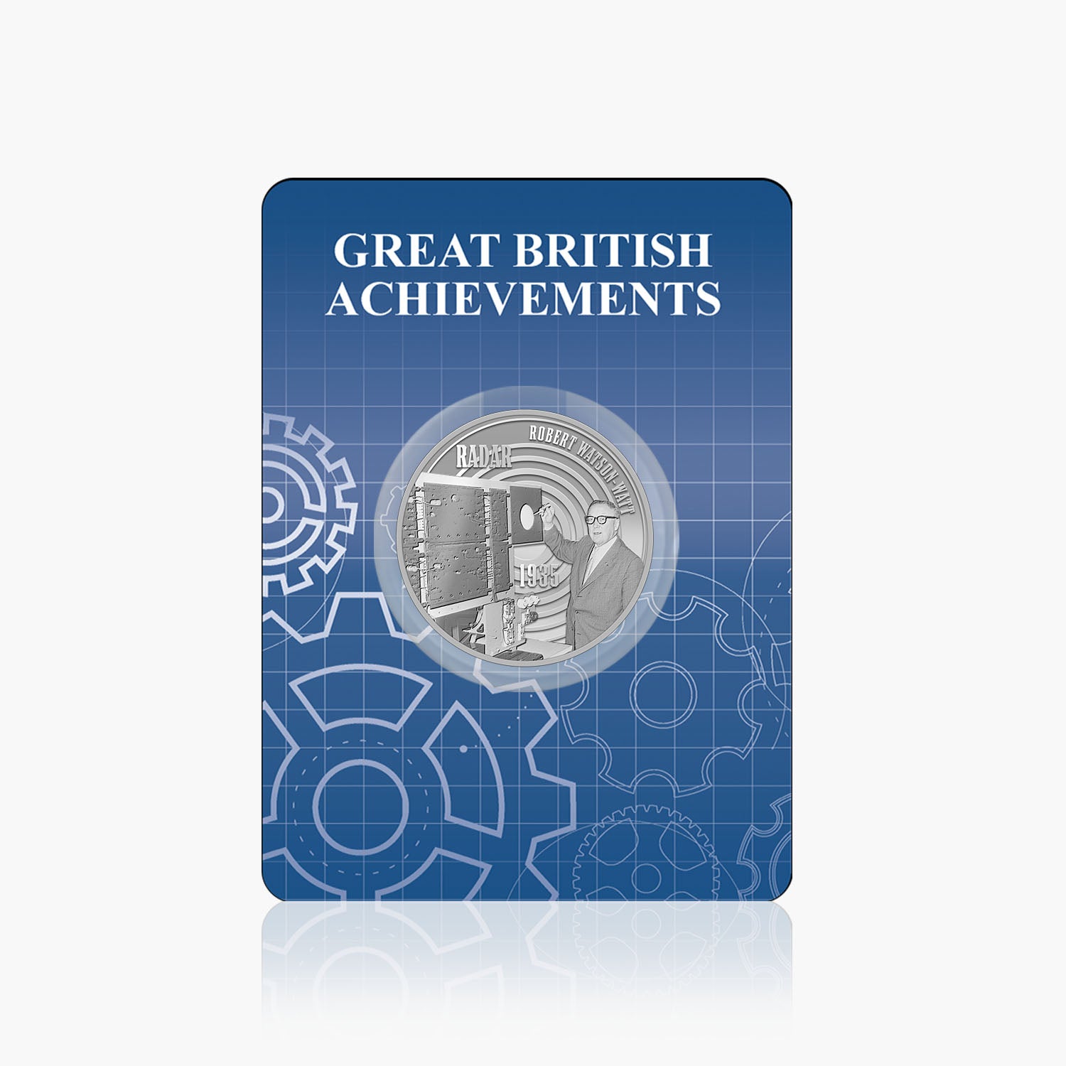 Great British Achievements Radar Silver Plated BU Commemorative
