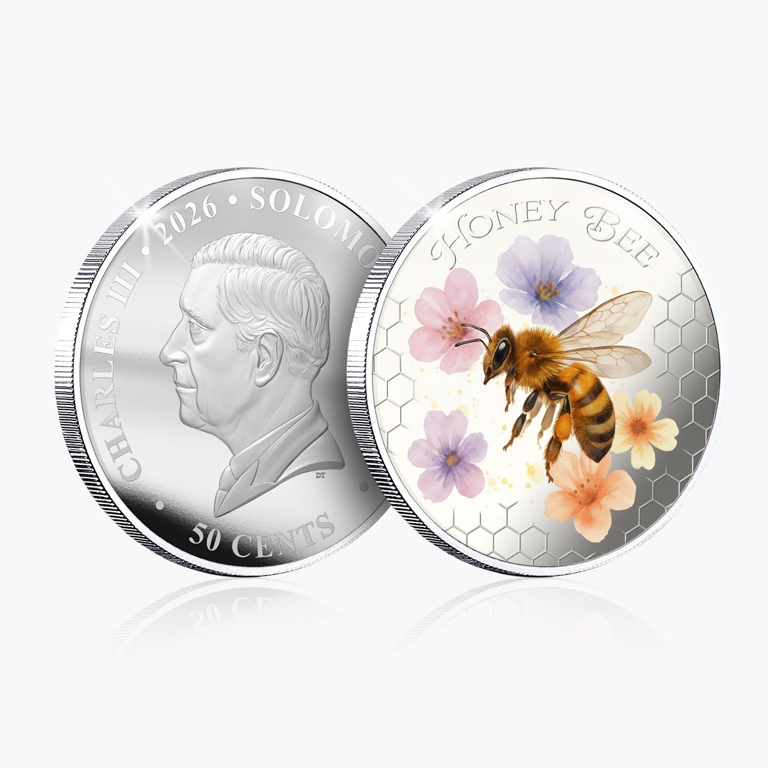 Honey Bee 2026 Silver-Plated BU Coin