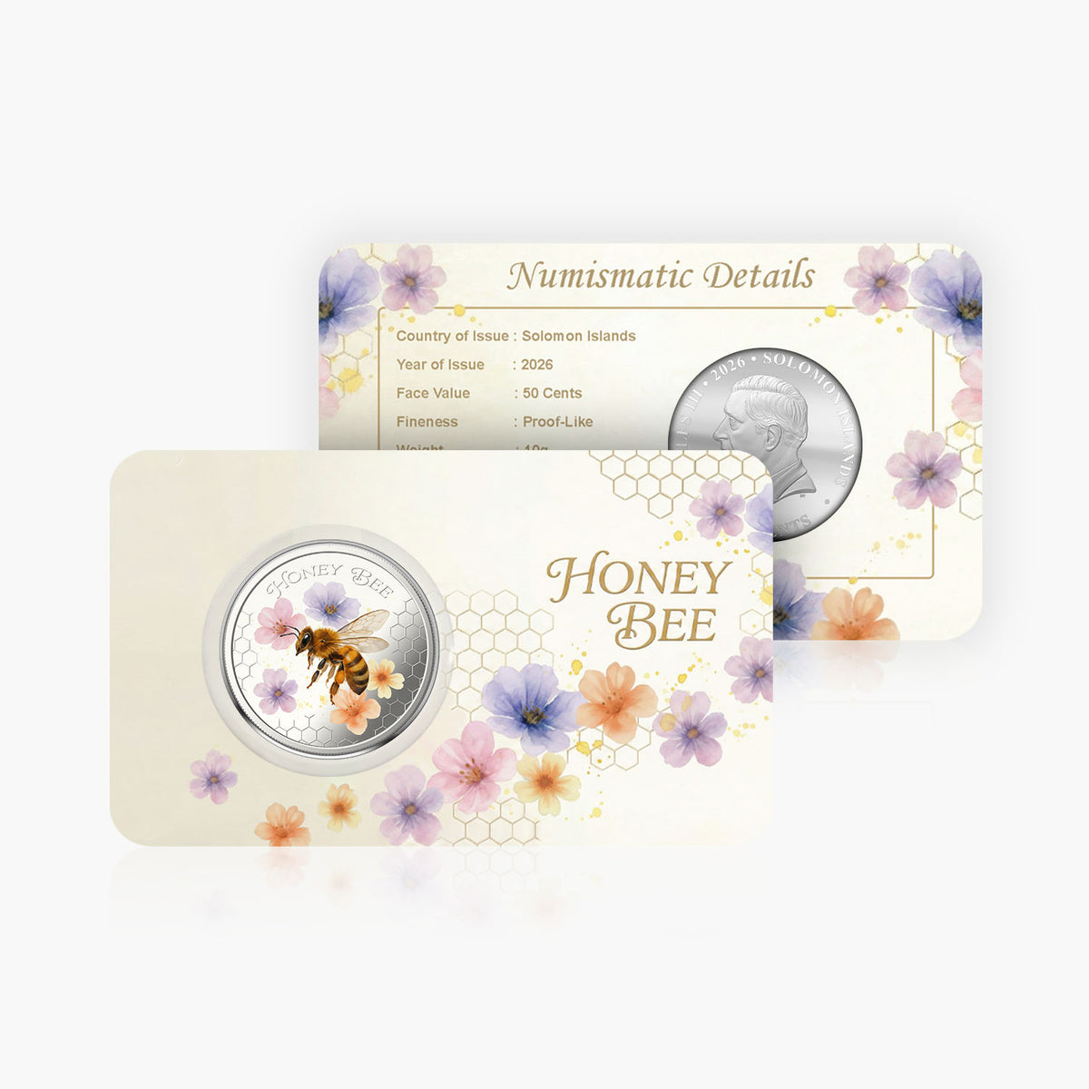 Honey Bee 2026 Silver-Plated BU Coin