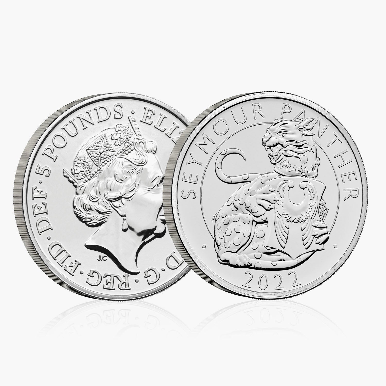 The Royal Tudor Beasts The Seymour Panther 2022 UK £5 BU Coin