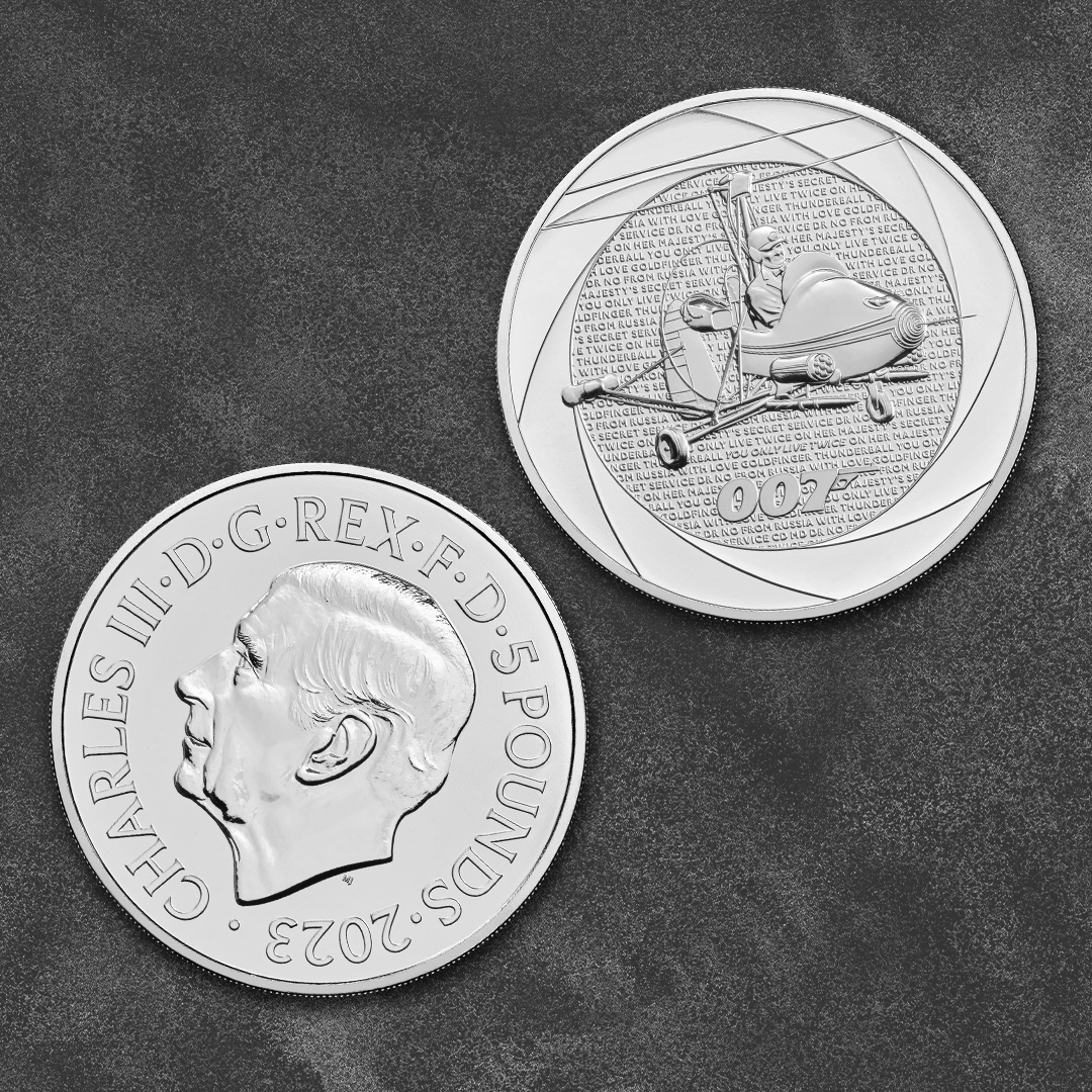 James Bond 007 'You Only Live Twice' 2023 £5 Coin