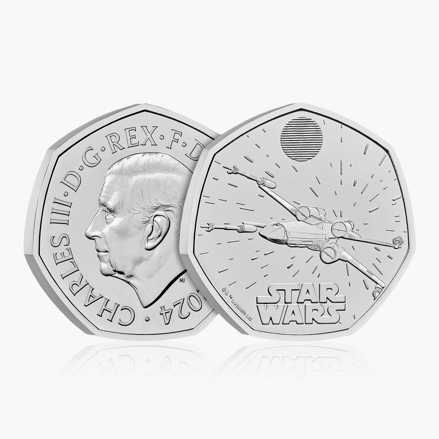 Star Wars 2024 50p UK Coin - X-Wing