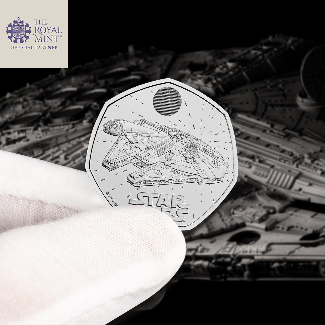 Star Wars 2024 50p UK Coin - Millennium Falcon