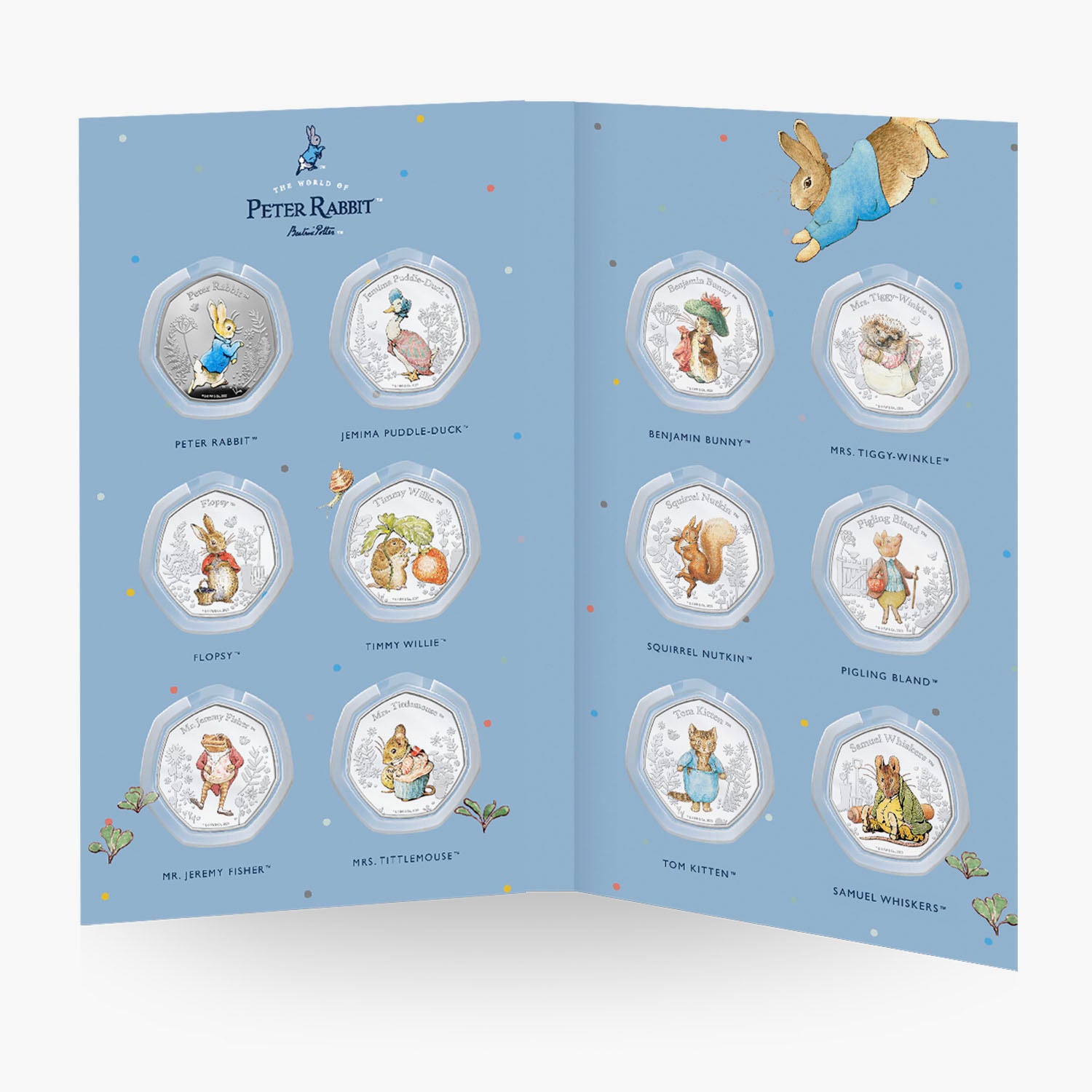 Colección de monedas El mundo de Peter Rabbit 2023