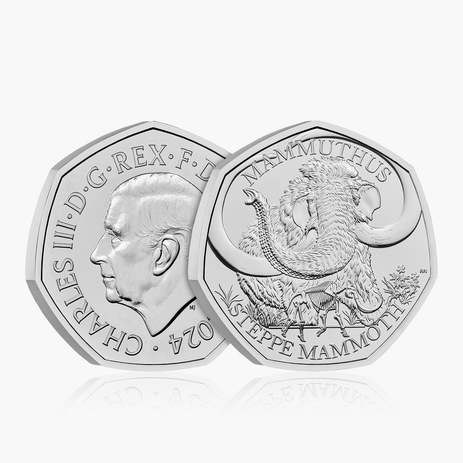 Ice Age Giants - Steppe Mammoth 2024 50p Coin