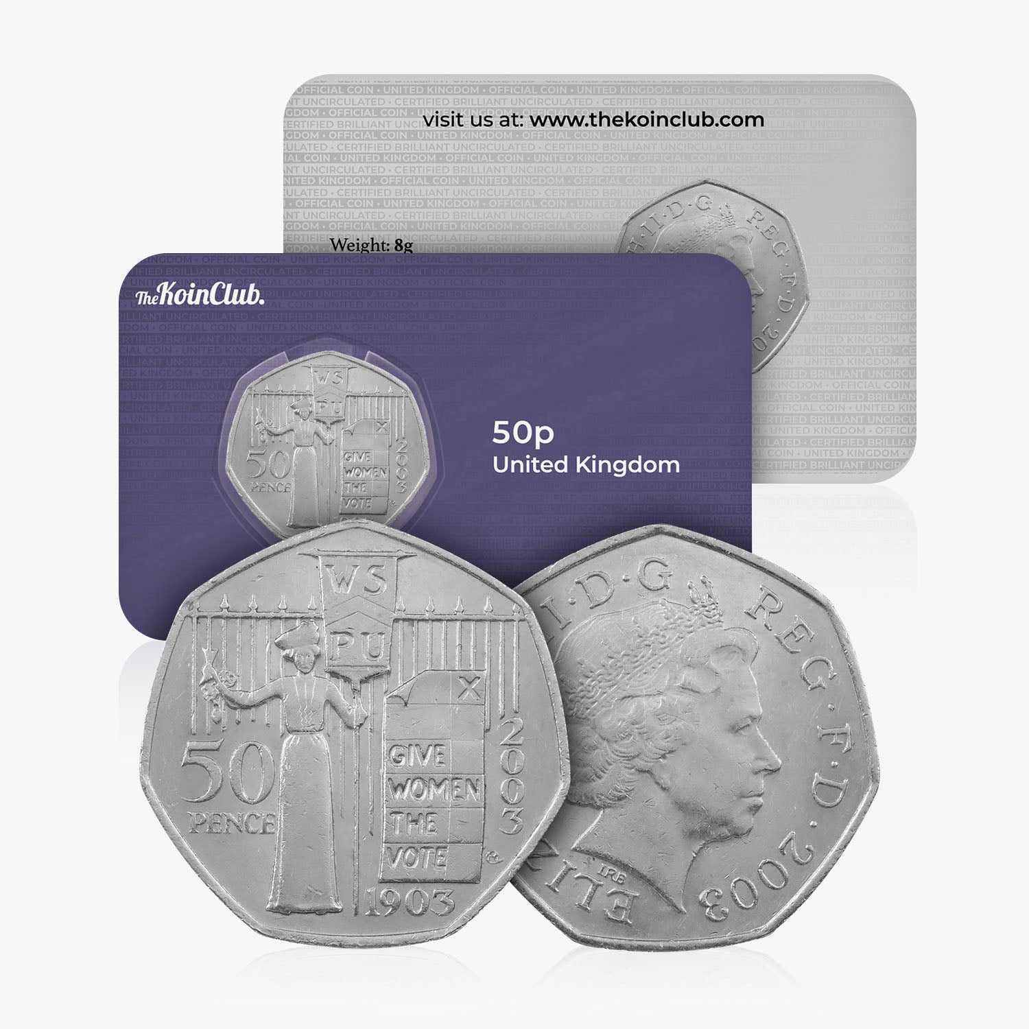 2003 Circulated Suffragettes 50p Coin