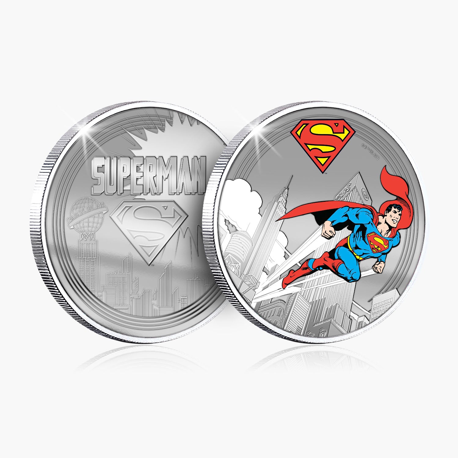 DC Comics Superman - Flying through the City