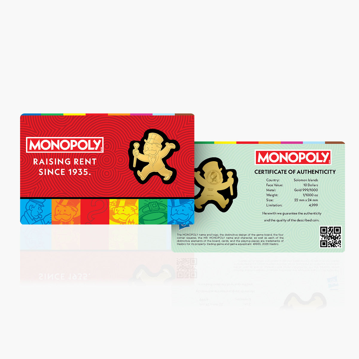 Monopoly 1/1000oz Solid Gold 2026 Coin