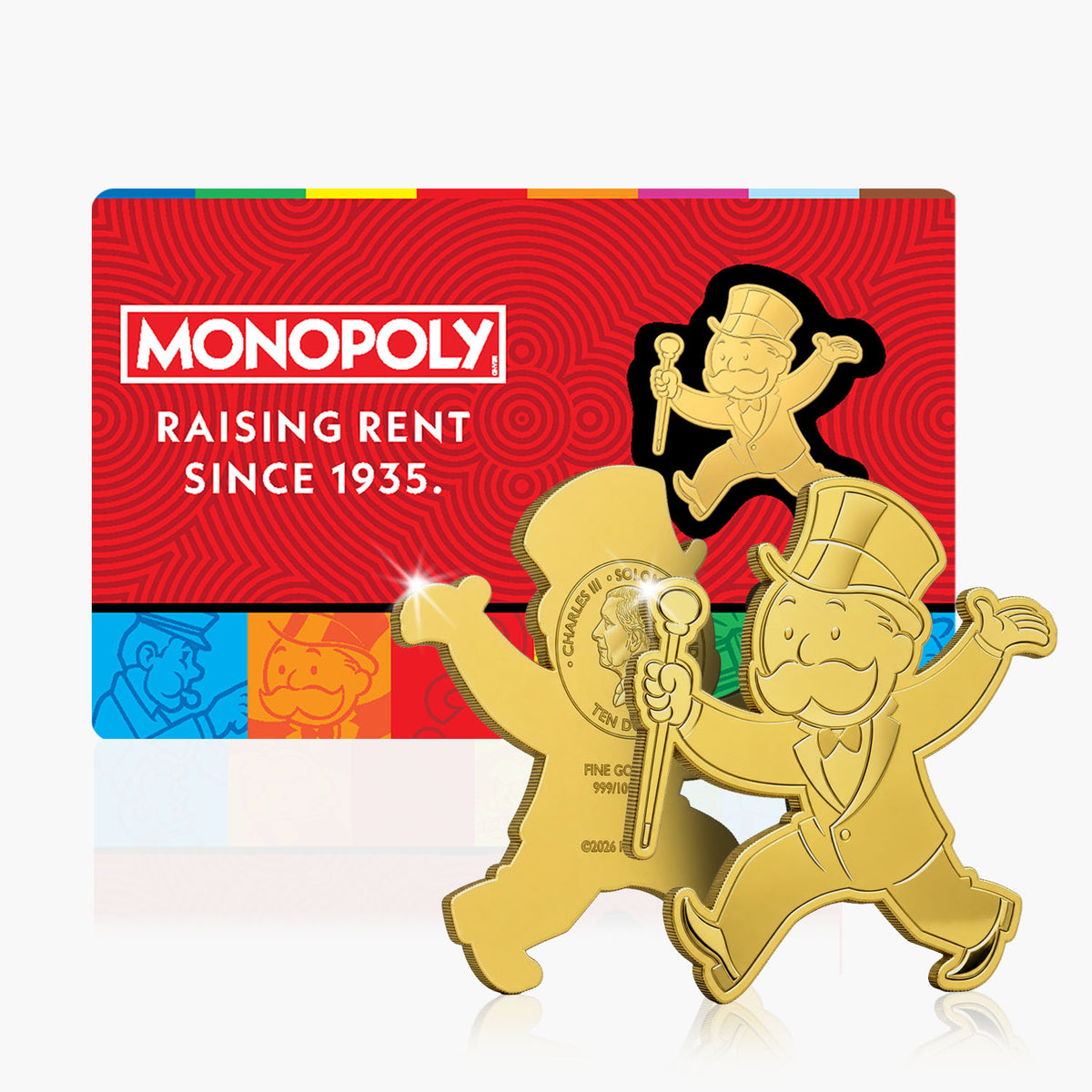 Monopoly 1/1000oz Solid Gold 2026 Coin