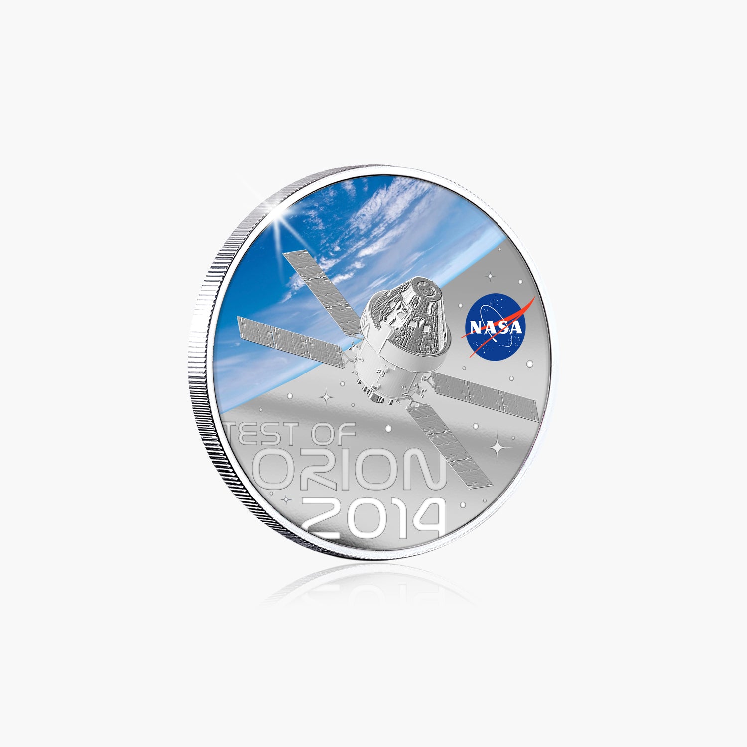 The Official History of NASA 2023 Test of Orion 50mm Coin